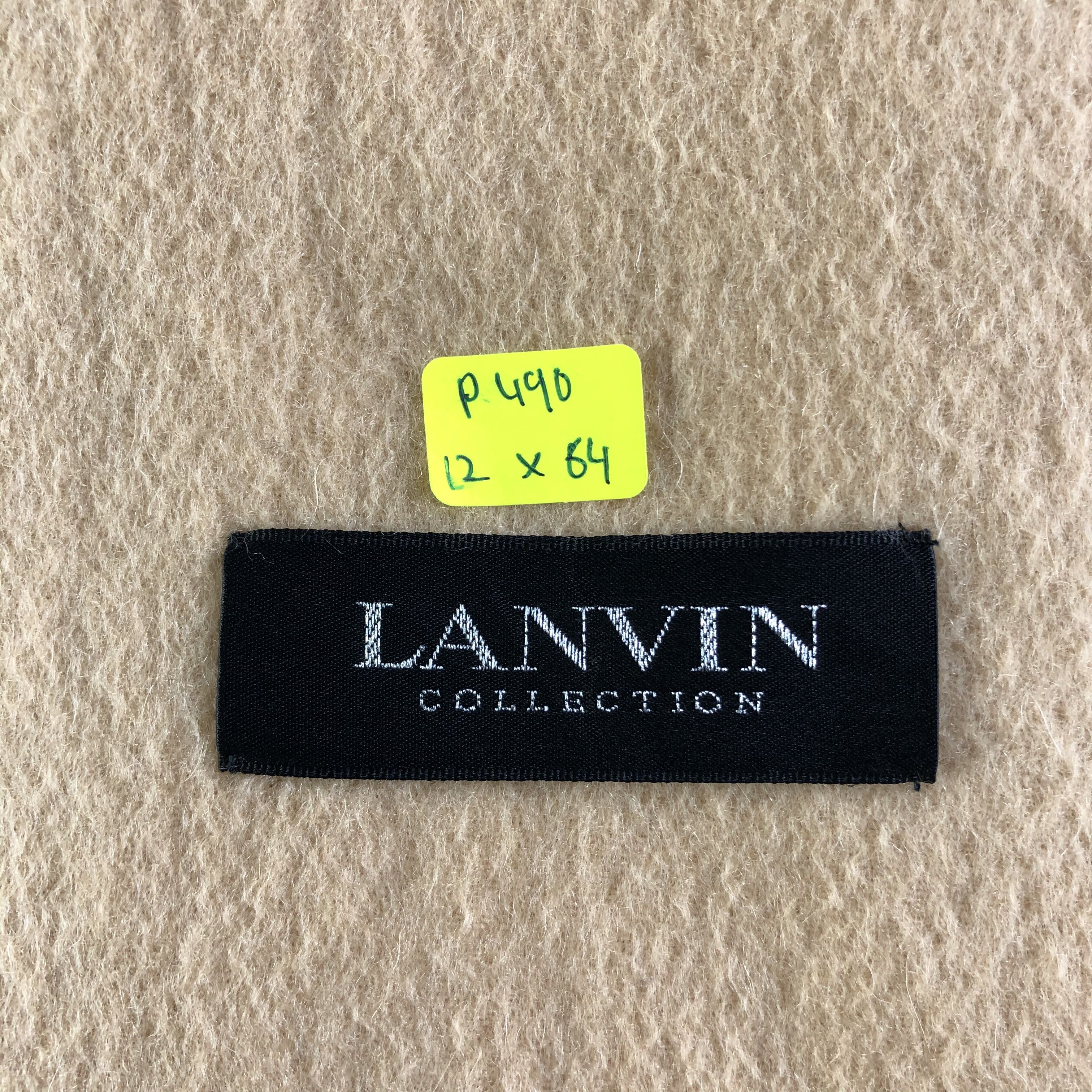 Lanvin Lanvin Cashmere Scarf / Muffler / Neckwear Size ONE SIZE - 8 Thumbnail