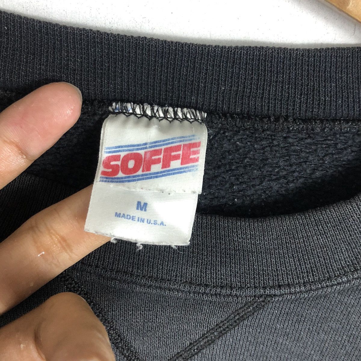 Soffe × Vintage Vintage Germany Spellout Croptop Sweatshirt Size M / US 6-8 / IT 42-44 - 3 Thumbnail