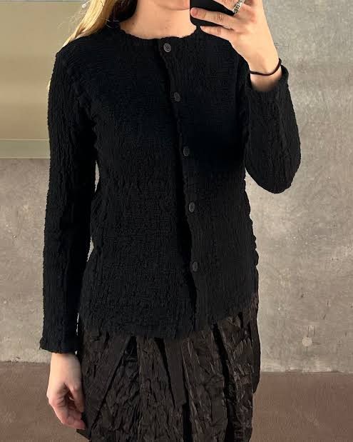 Issey miyake me cauliflower cardigan
