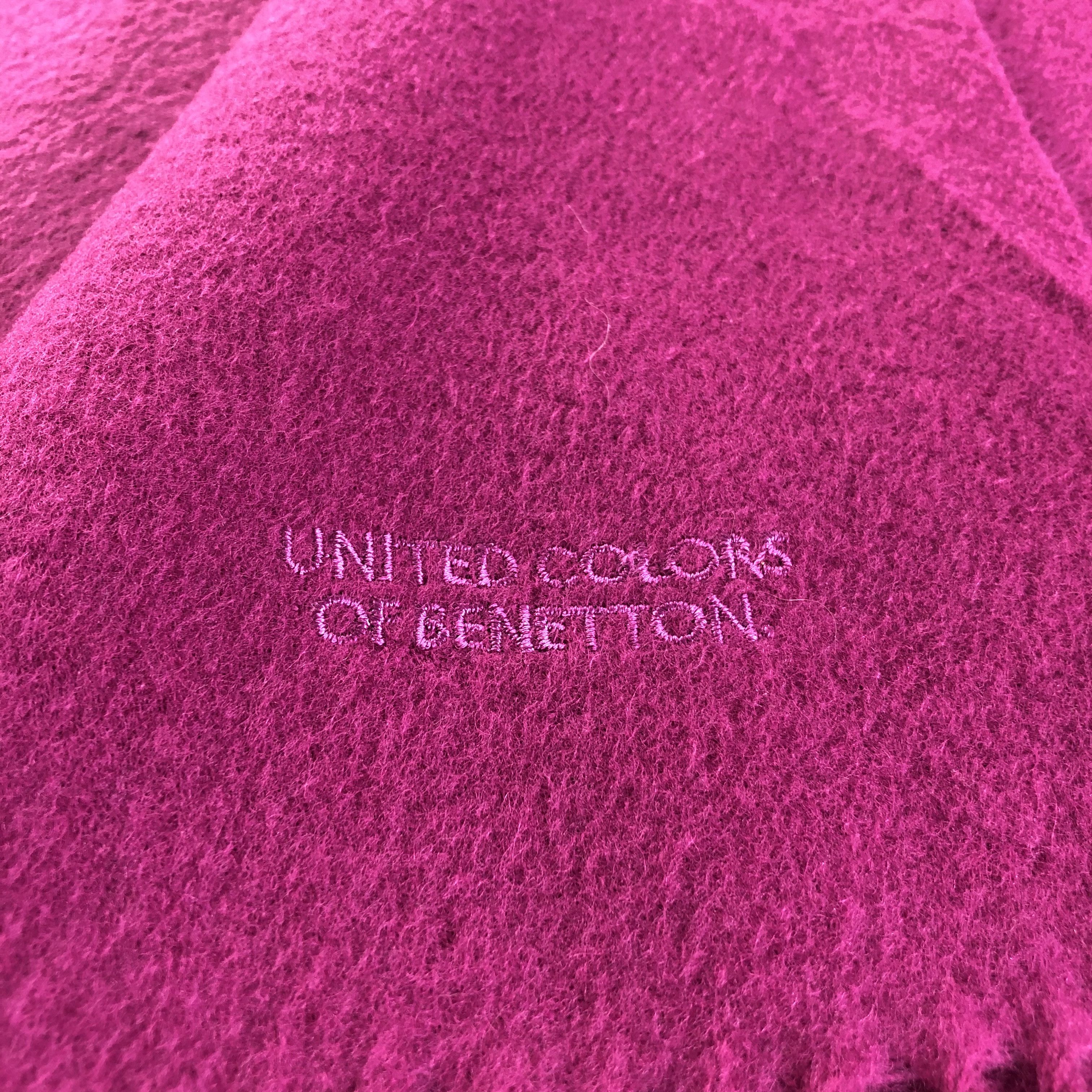 United Colors Of Benetton United Colors Of Benetton Wool Scarf Muffler V1834 Size ONE SIZE - 5 Thumbnail