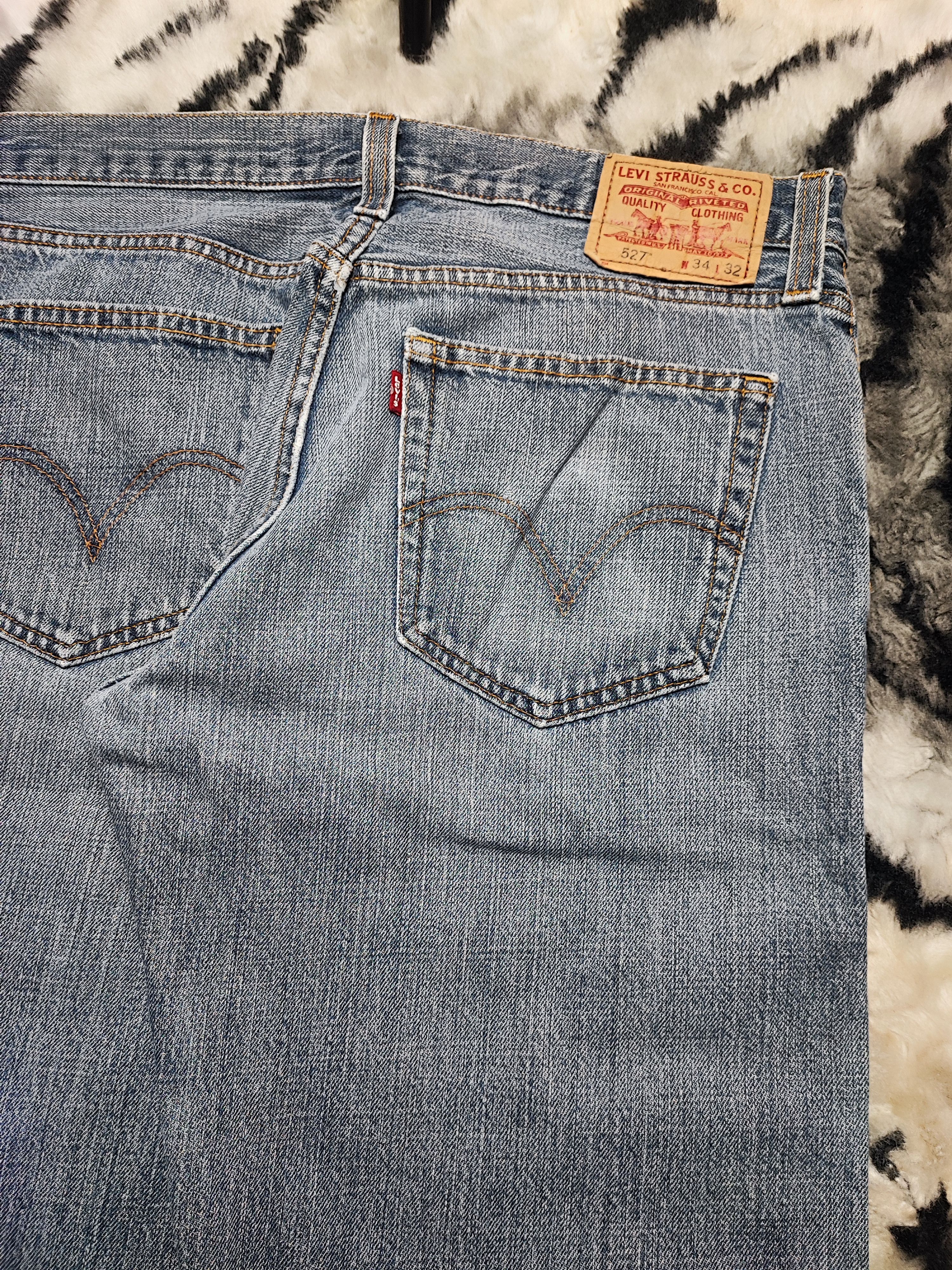 Levi's Levi's 527 Slim Bootcut Marbled Wash Y2K Skater Flare W34X31 Size US 34 / EU 50 - 12 Thumbnail