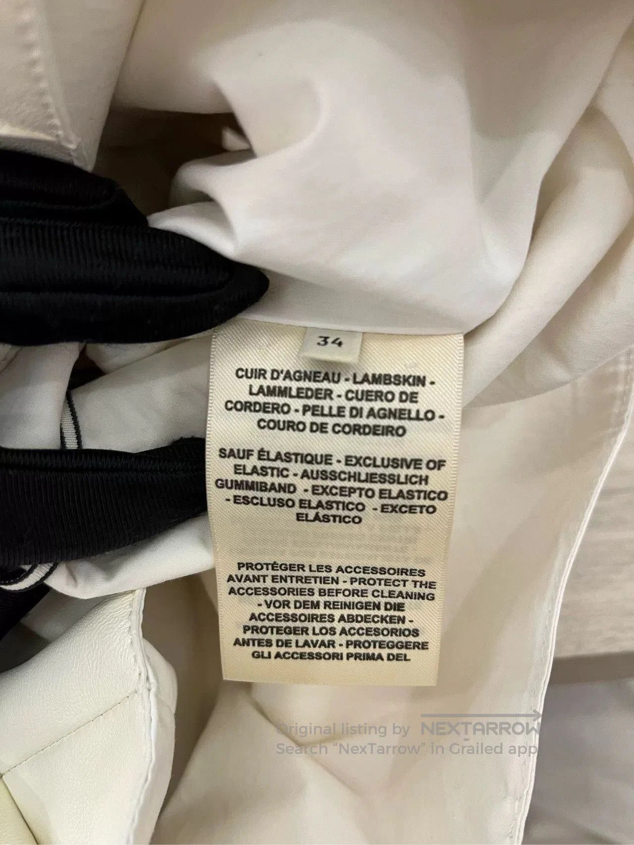 Hermes Hermes White Leather Shorts 34. Size US 34 / EU 50 - 4 Thumbnail