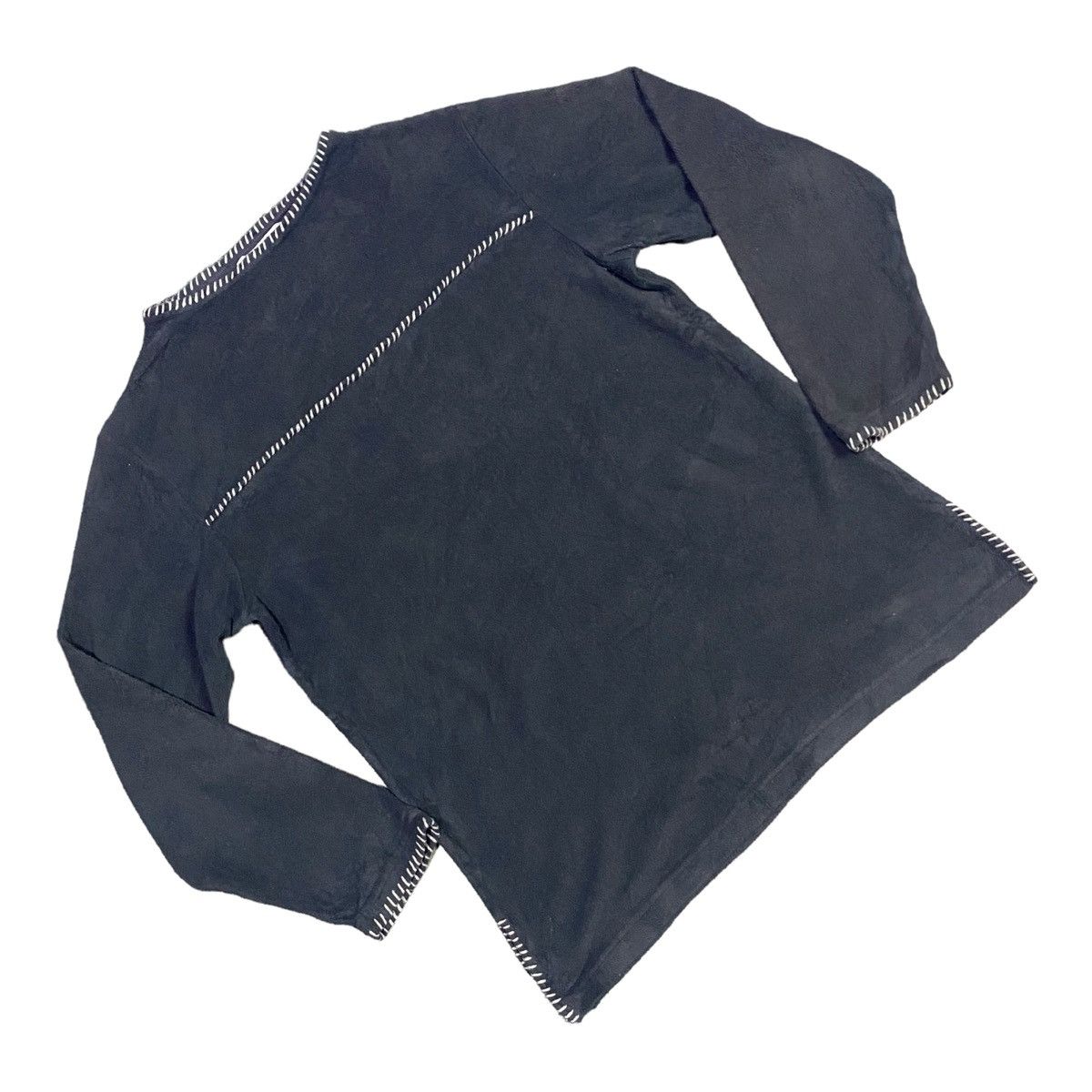 Japanese Brand × Yohji Yamamoto Yohji Yamamoto Sacsny Ysaccs Fleece Long Sleeve Size US M / EU 48-50 / 2 - 3 Thumbnail