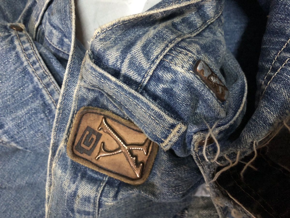 If Six Was Nine × Japanese Brand × Le Grande Bleu (L.G.B.) GX T-Bag style Bell Bottom Flare Denim Pants Size US 30 / EU 46 - 3 Thumbnail