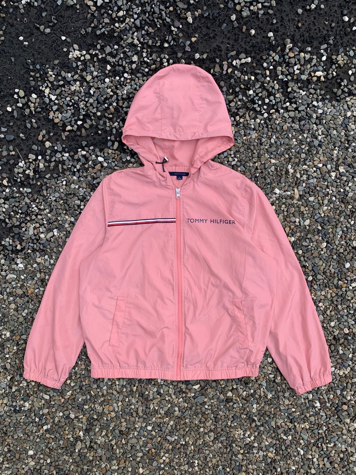 Tommy Hilfiger Tommy Hilfiger Full-Zip Hooded Rain Coat/Windbreaker Jacket Size M / US 6-8 / IT 42-44 - 1 Thumbnail