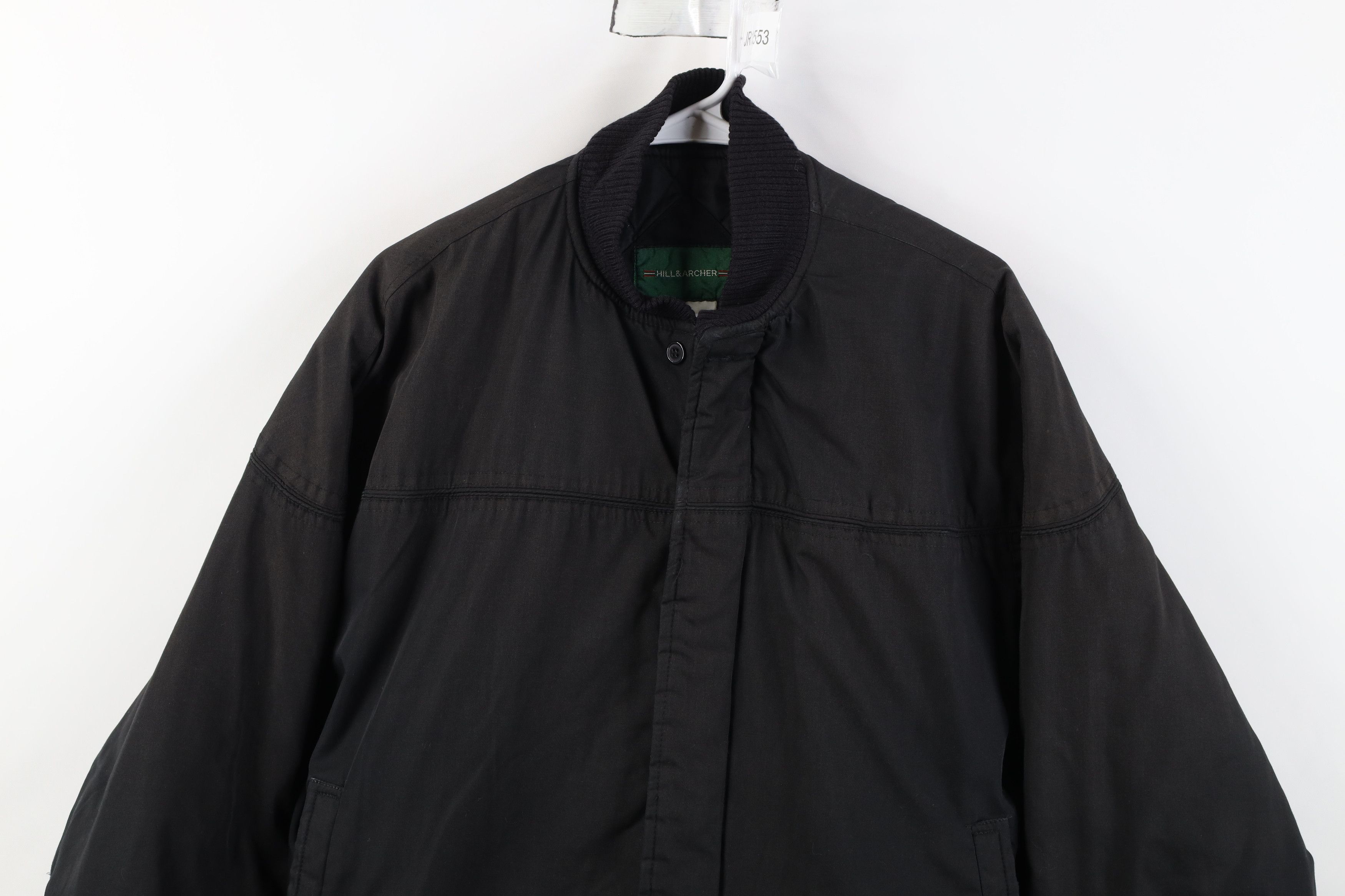 Vintage Vintage 90s Streetwear Quilted Bomber Jacket Black Size US L / EU 52-54 / 3 - 2 Thumbnail