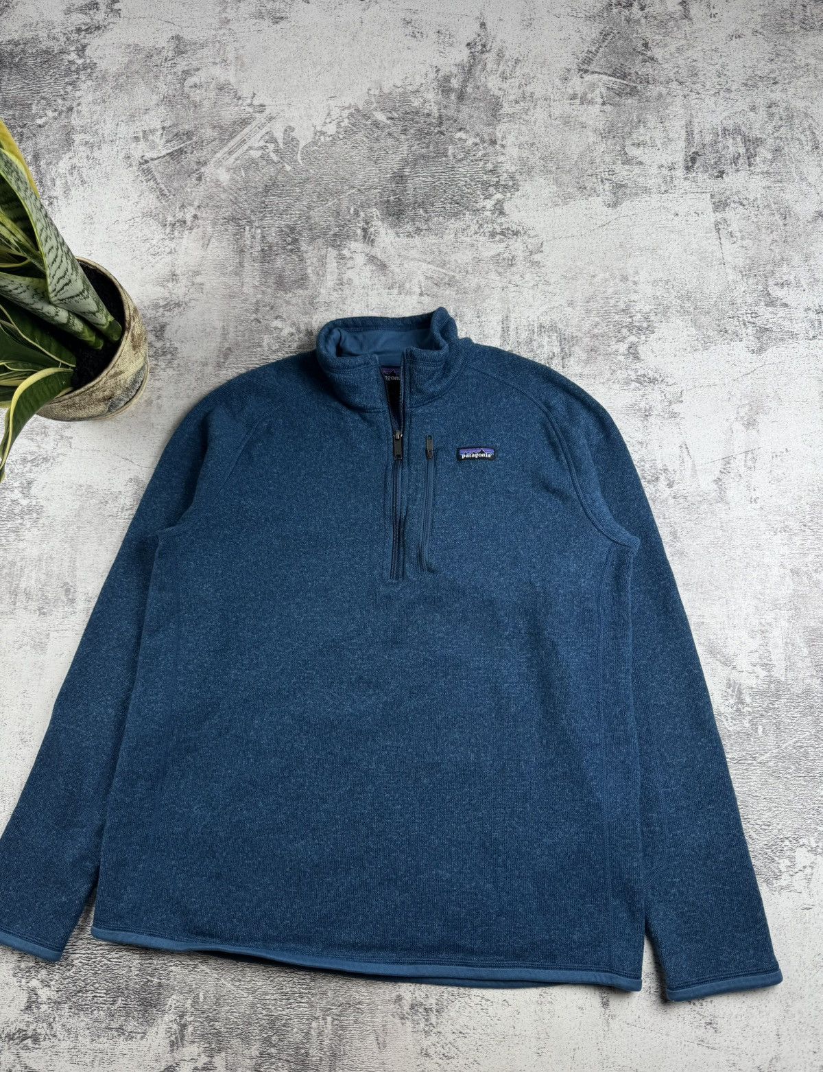 Patagonia Patagonia Hiking Blue Men’s XL Outdoor 1/3 Polyester Fleece Pullover Zip Jacket Size US XL / EU 56 / 4 - 3 Thumbnail