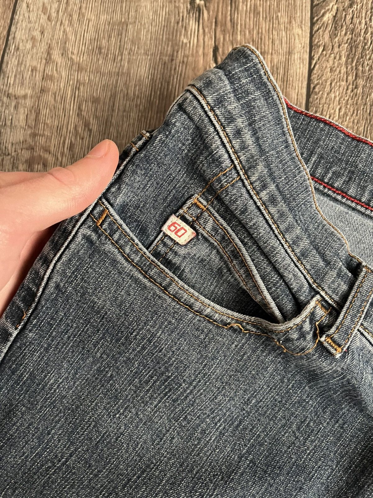 Hysteric Glamour × Miss Sixty Vintage Miss Sixty Style Tommy Denim Flared Y2K Jeans Size 31" - 4 Thumbnail