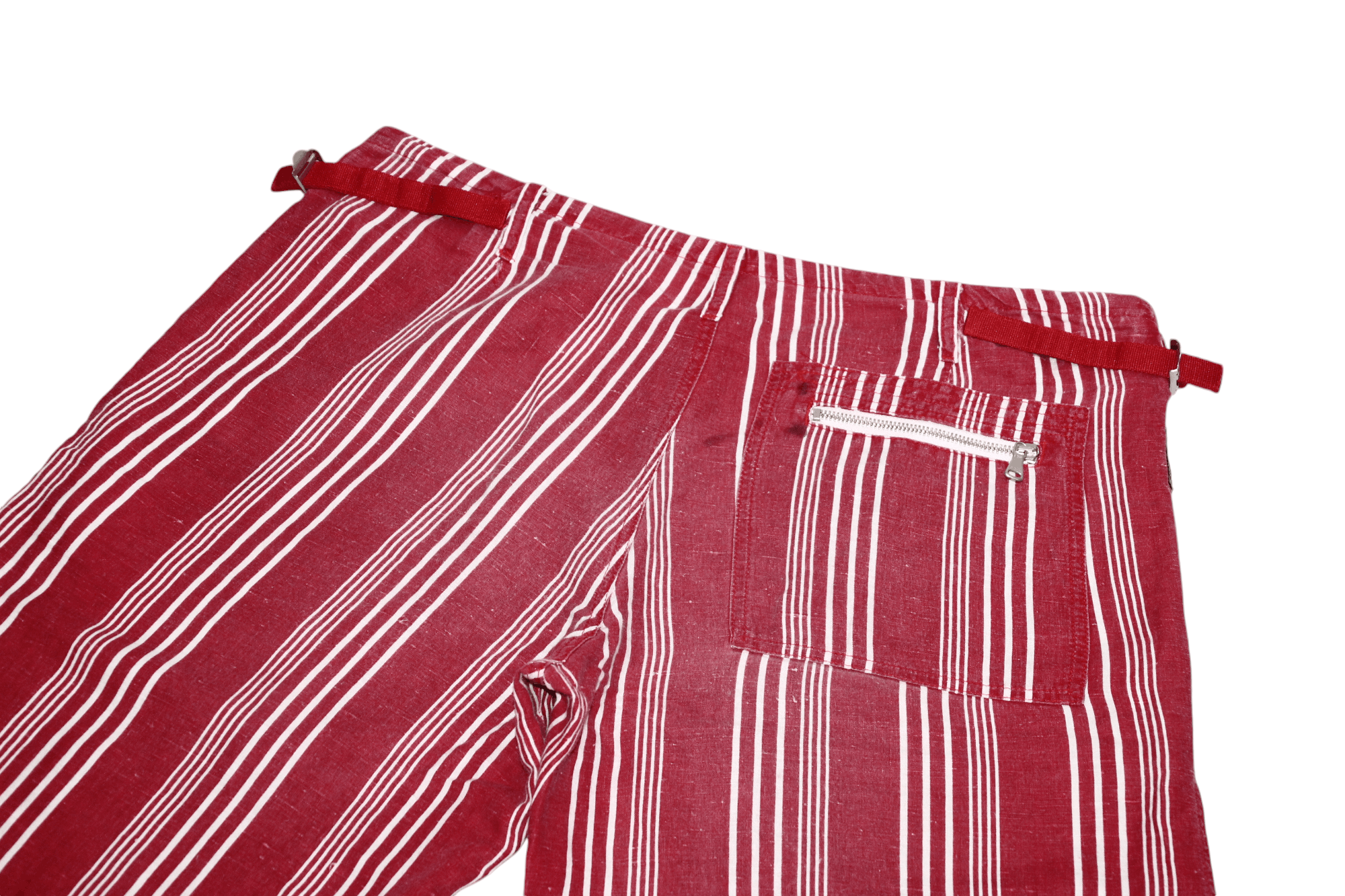 Armani Armani Jeans Eco Wash Striped Linen Cotton Bermuda Shorts Size US 38 / EU 54 - 3 Thumbnail