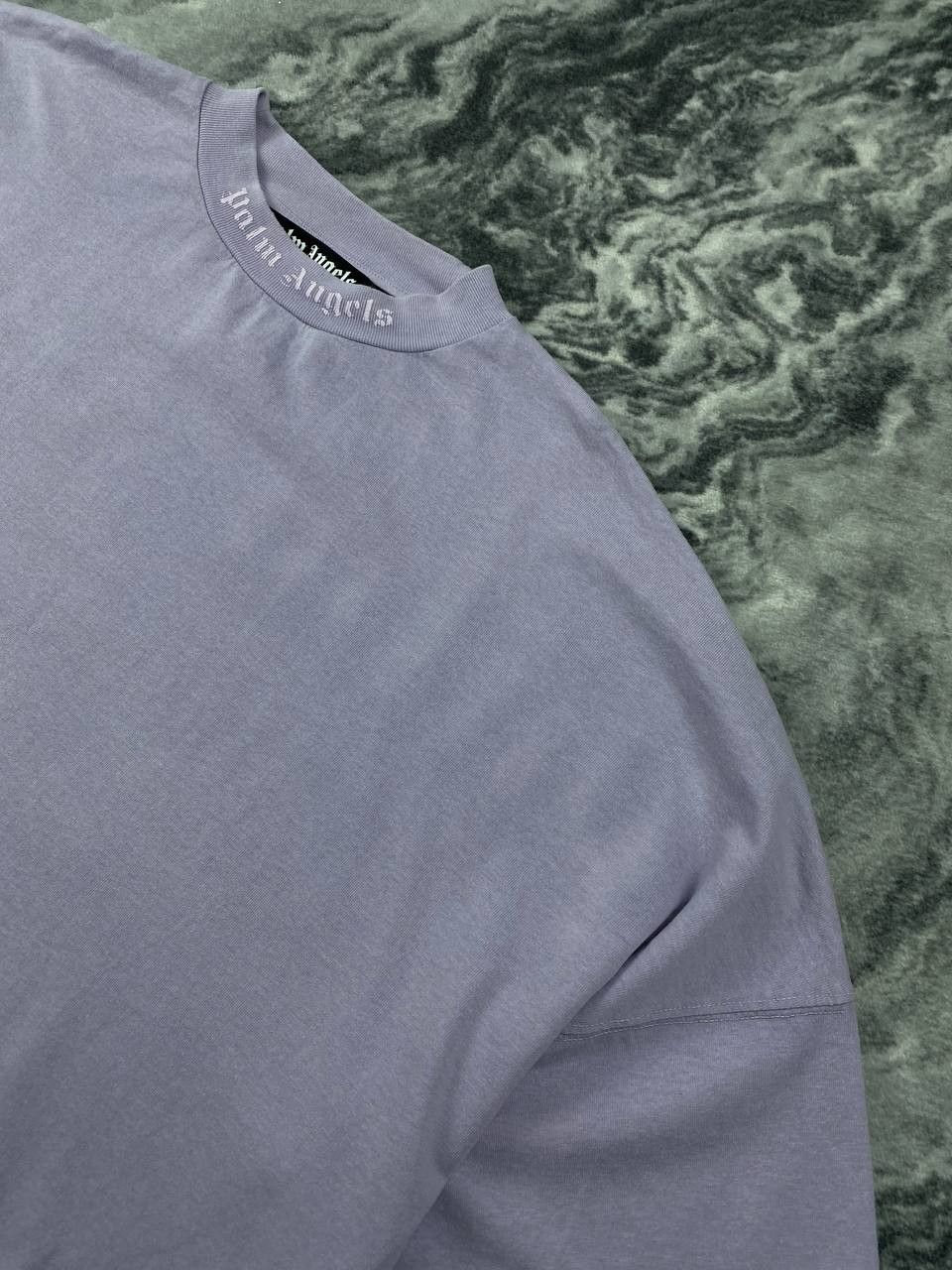 Palm Angels Palm Angels Lilac Big Logo T Shirt Men Size L Size US L / EU 52-54 / 3 - 4 Thumbnail