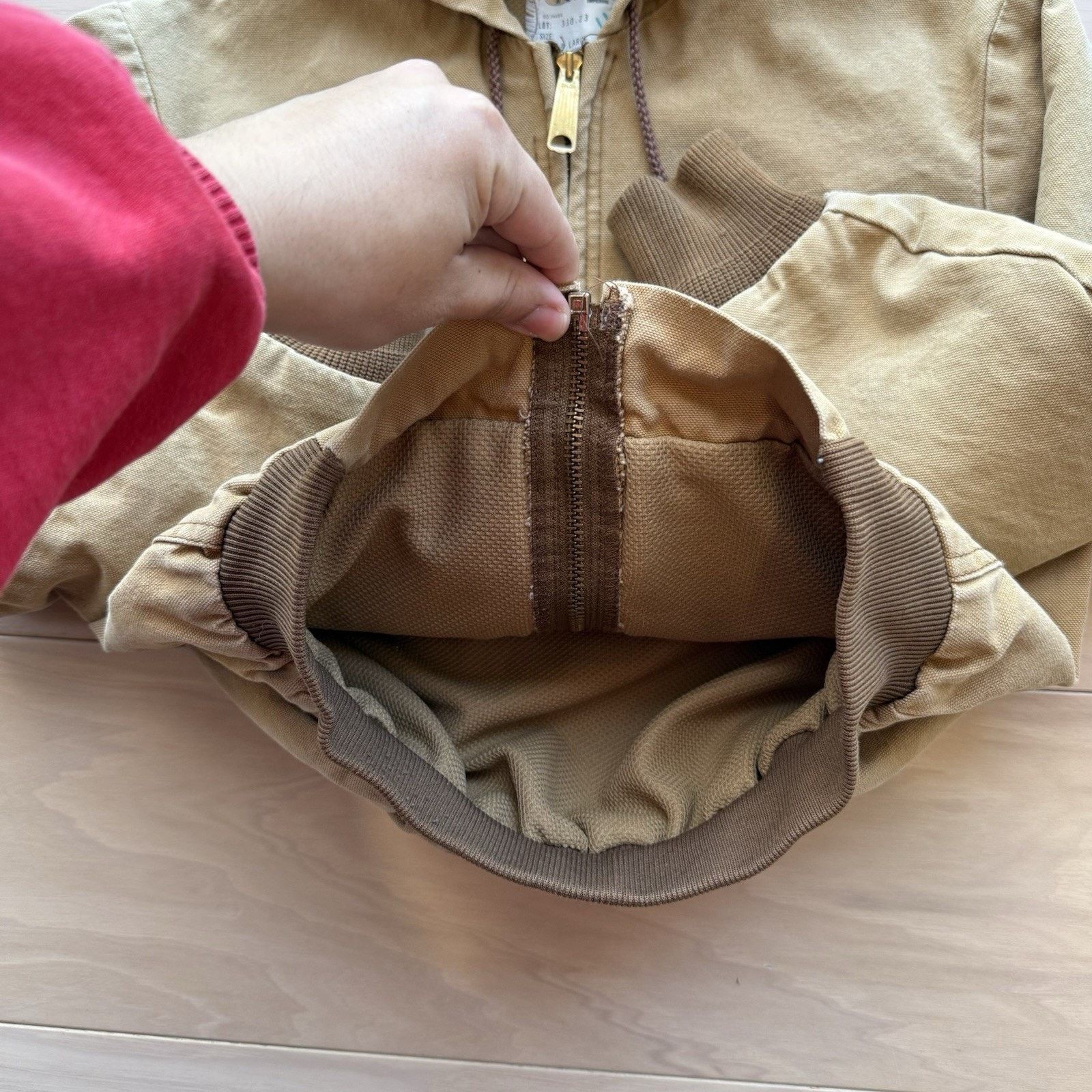 Vintage Vintage Key Work Jacket Youth Large Brown Heavy Size US XXS / EU 40 - 6 Thumbnail