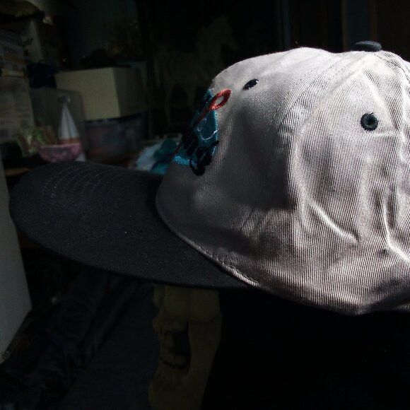 Other Deadstock Vintage Hooked On Fishing Two Tone Snap Hat Cap Size ONE SIZE - 2 Thumbnail