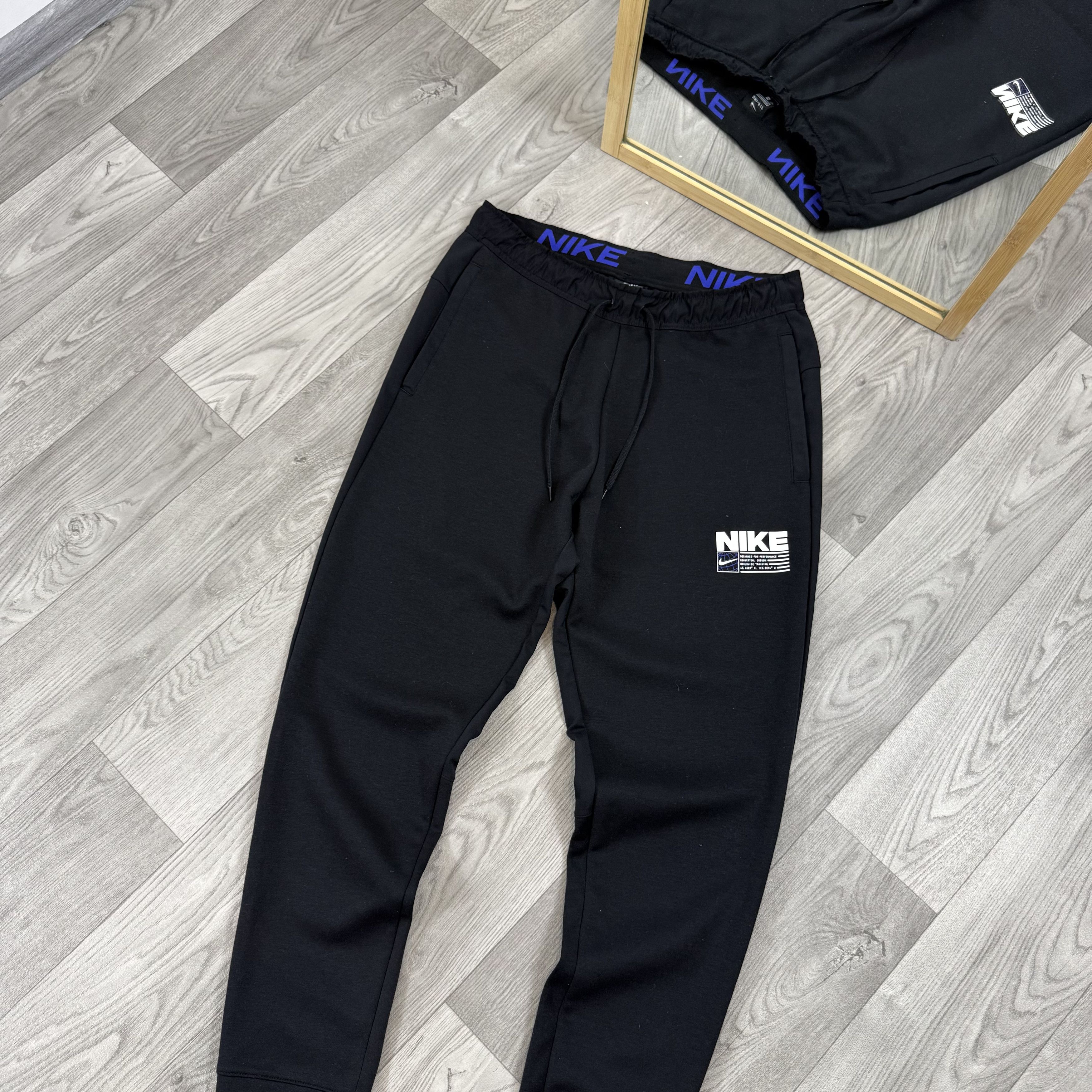 Nike Nike Dri-Fit Black Joggers Track Pants Size US 32 / EU 48 - 4 Thumbnail