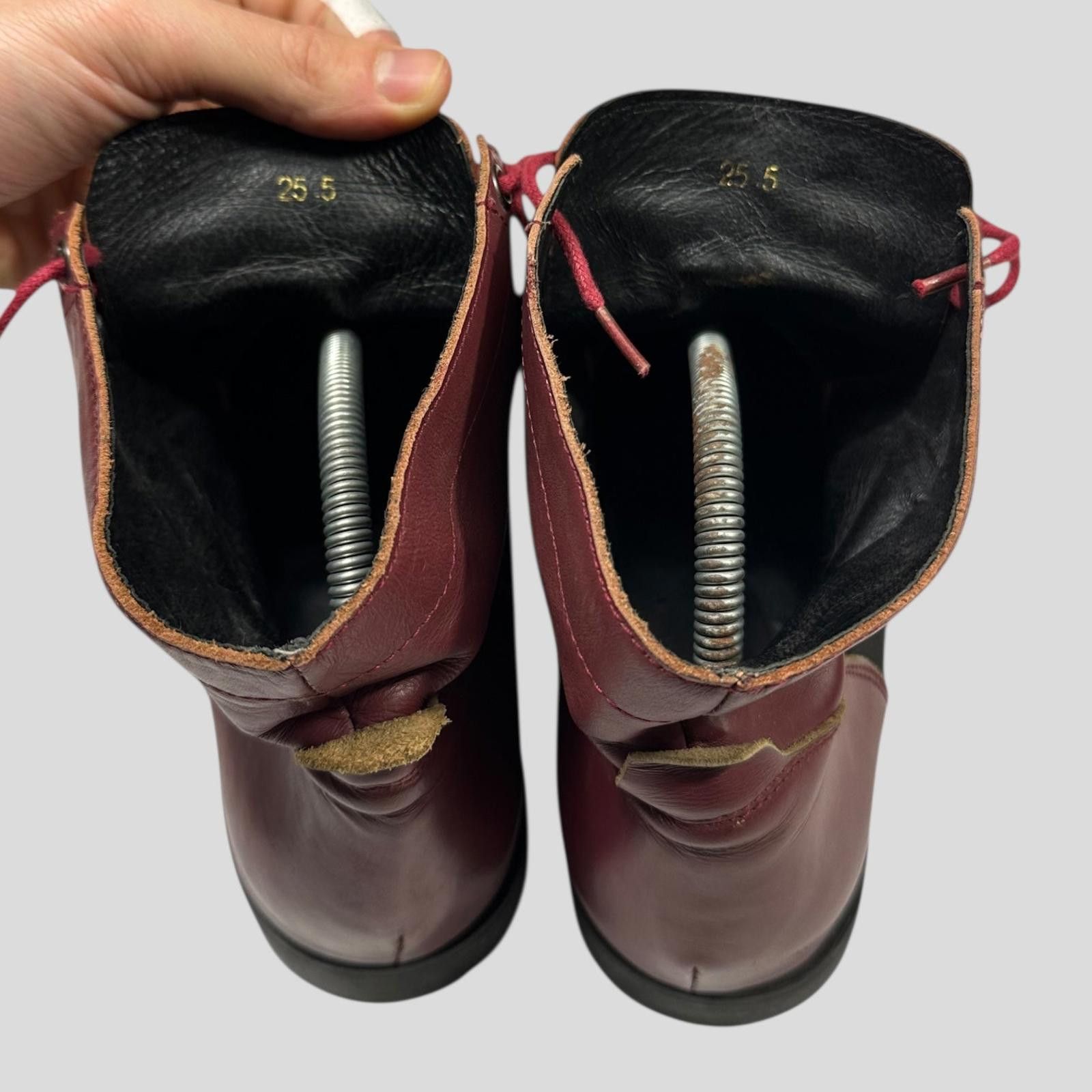 Comme des Garcons CDG Homme Plus FW10 Vibram Leather Bi-colour Boots - UK7/7.5 Size US 8 / EU 41 - 8 Thumbnail