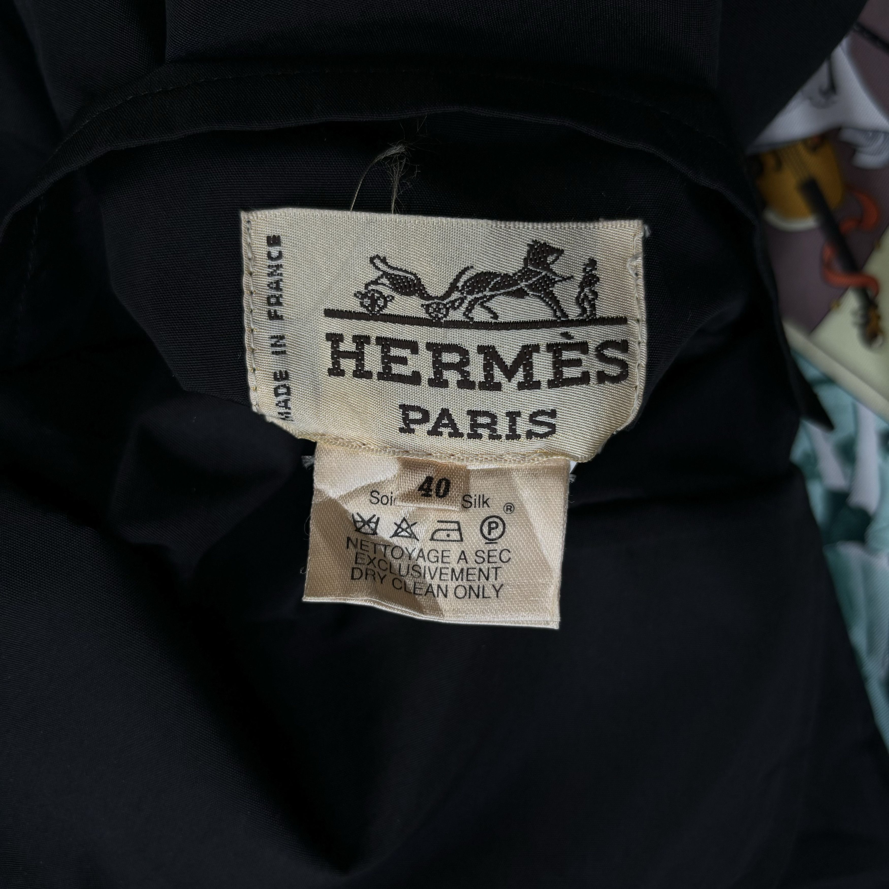 Hermes Vintage Hermes Le Carnavale de Venise Reversible Silk Jacket Size US M / EU 48-50 / 2 - 20 Thumbnail