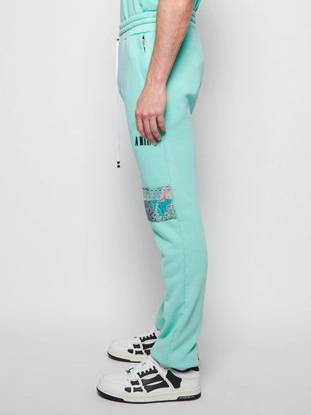 Amiri o1y0525 Logo Jogger & Sweatpant in Light Green Size US 34 / EU 50 - 3 Thumbnail