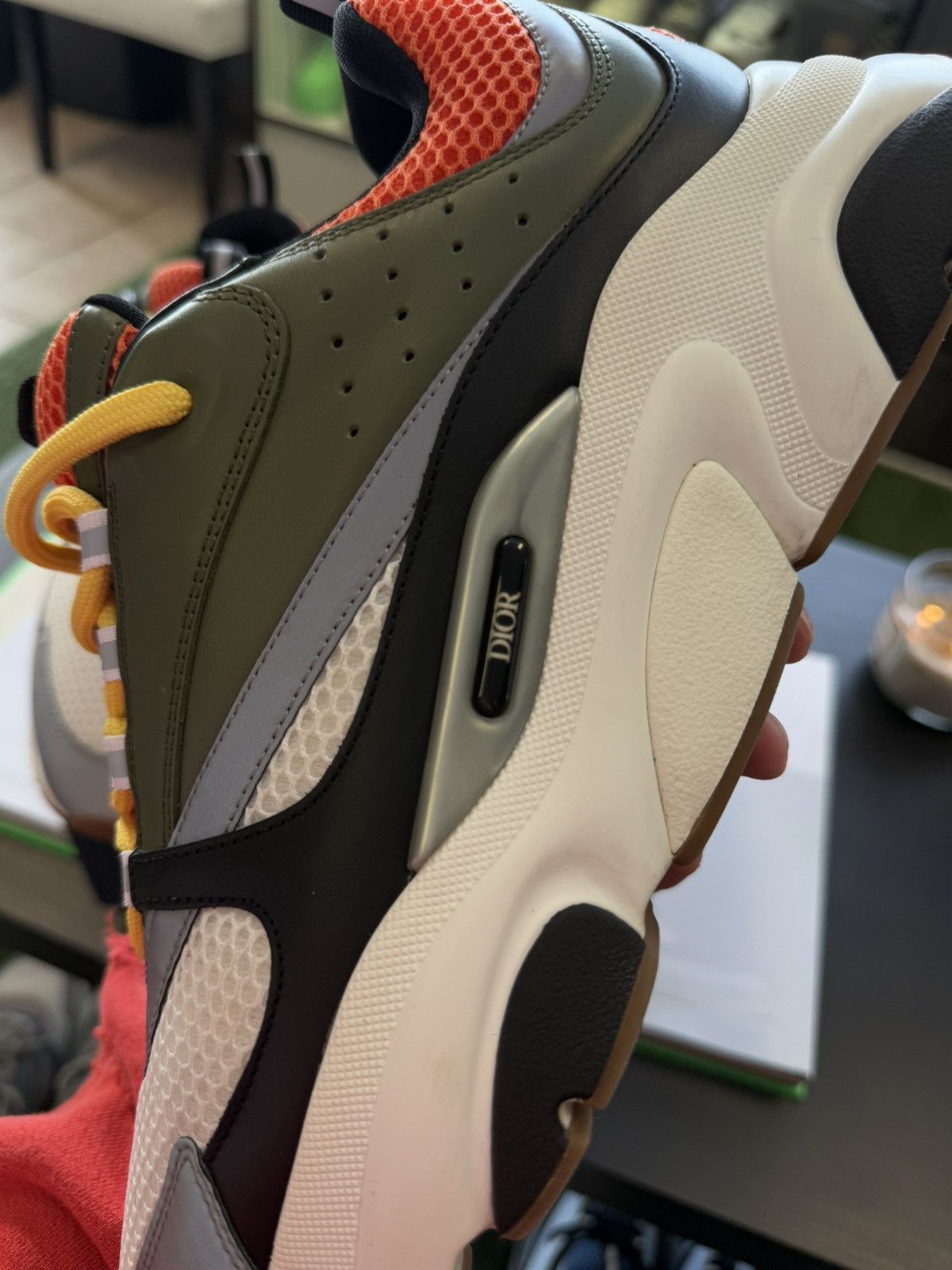Dior Dior B22 & Peter Doig Green Orange Sneakers 13US/46EU Size US 13 / EU 46 - 14 Thumbnail