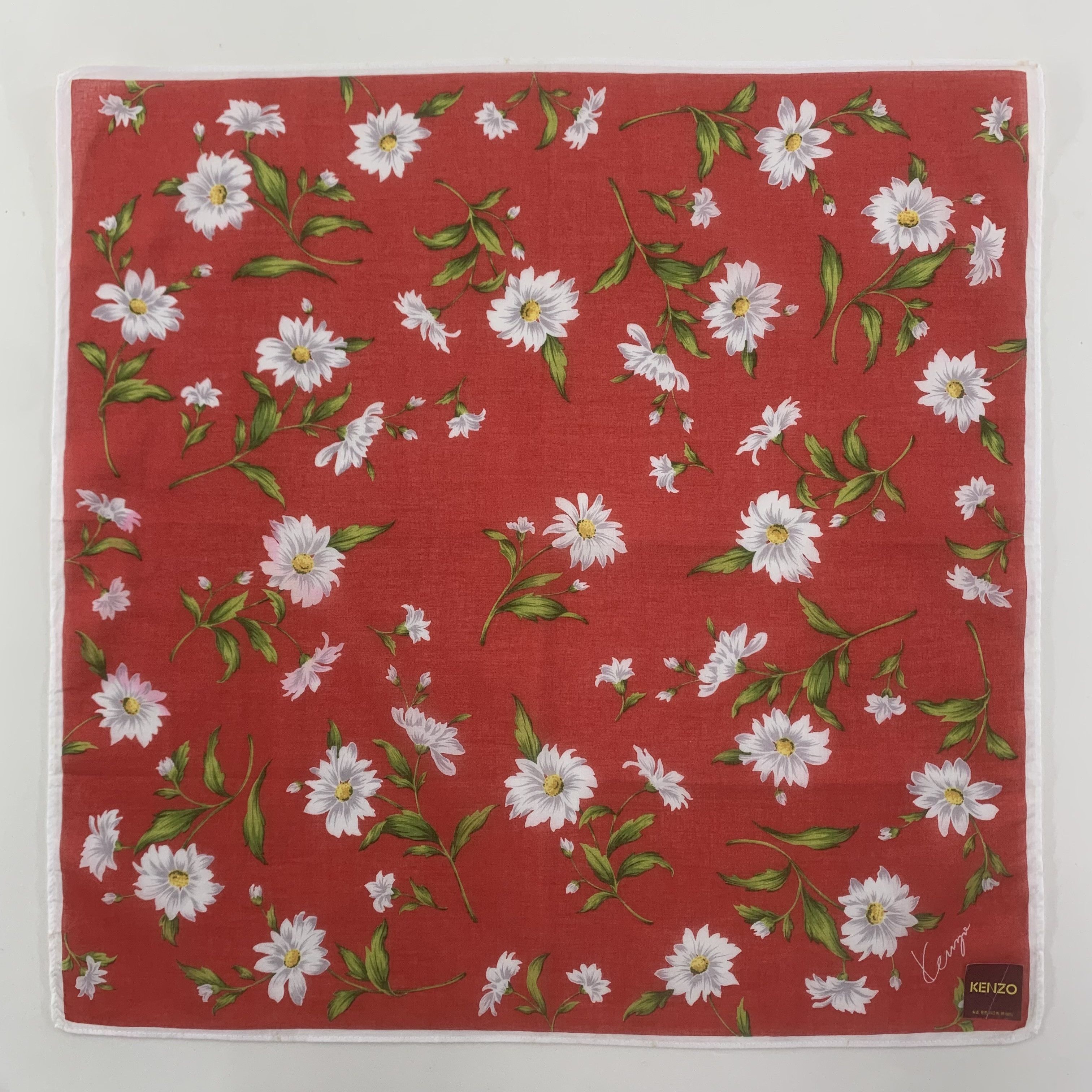 Kenzo Kenzo Handkerchief Bandana Neckerchief TB3463 Size ONE SIZE - 2 Thumbnail