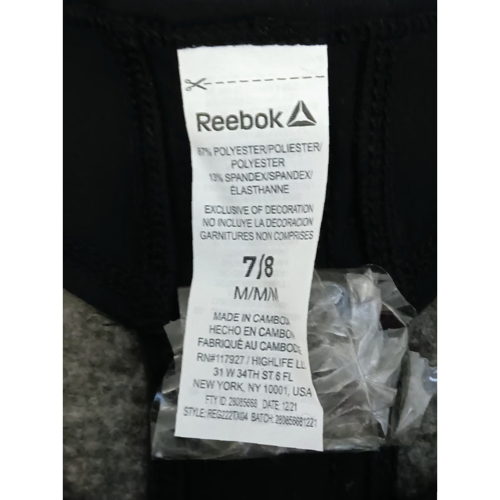 Reebok Reebok Active Tank Top Women's M Black Racerback Sleeveless Medium XS? Size M / US 6-8 / IT 42-44 - 5 Thumbnail
