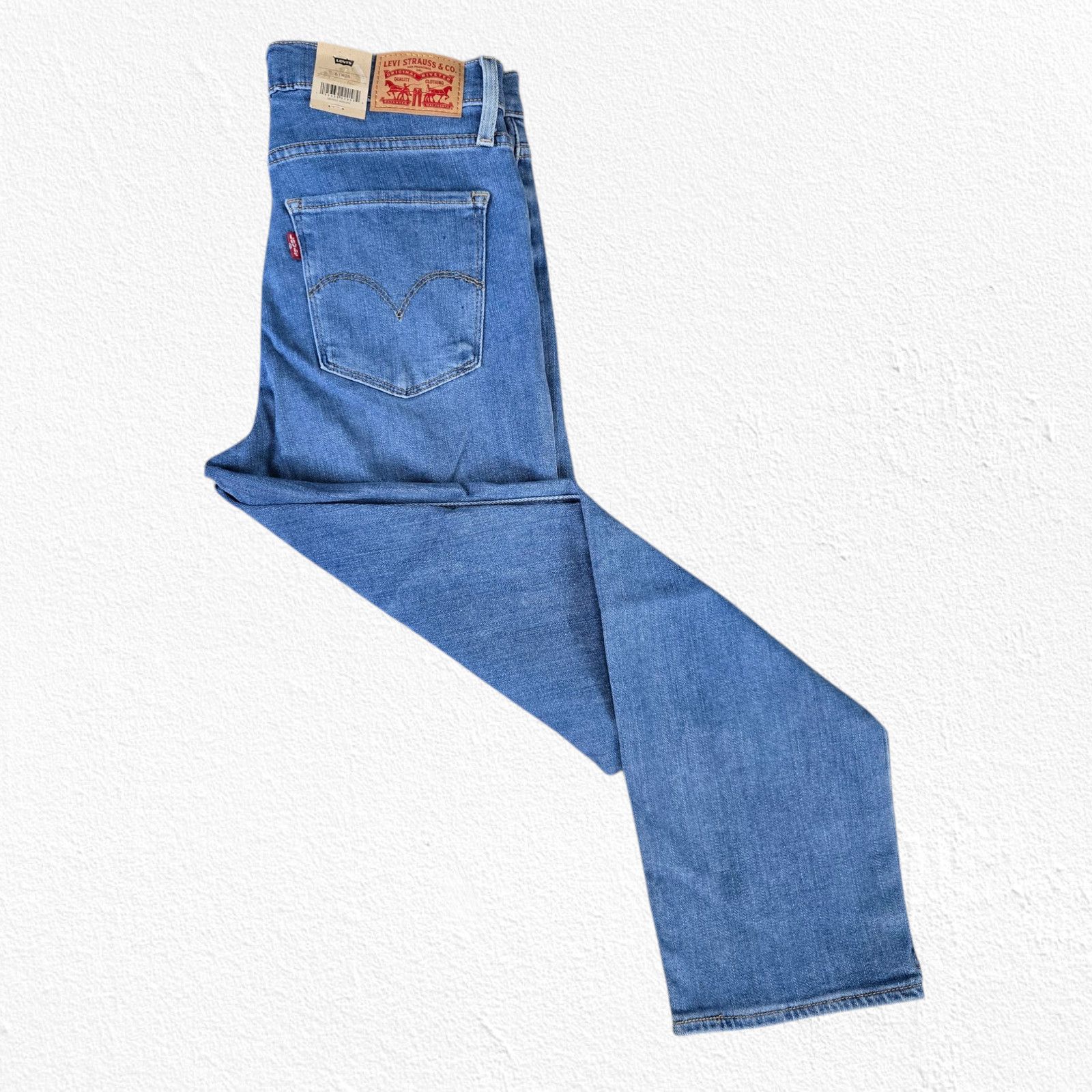Levi's Levi's 724 High Waisted Slim Cropped Straight Jeans Size 28 Size 28" / US 6 / IT 42 - 8 Thumbnail