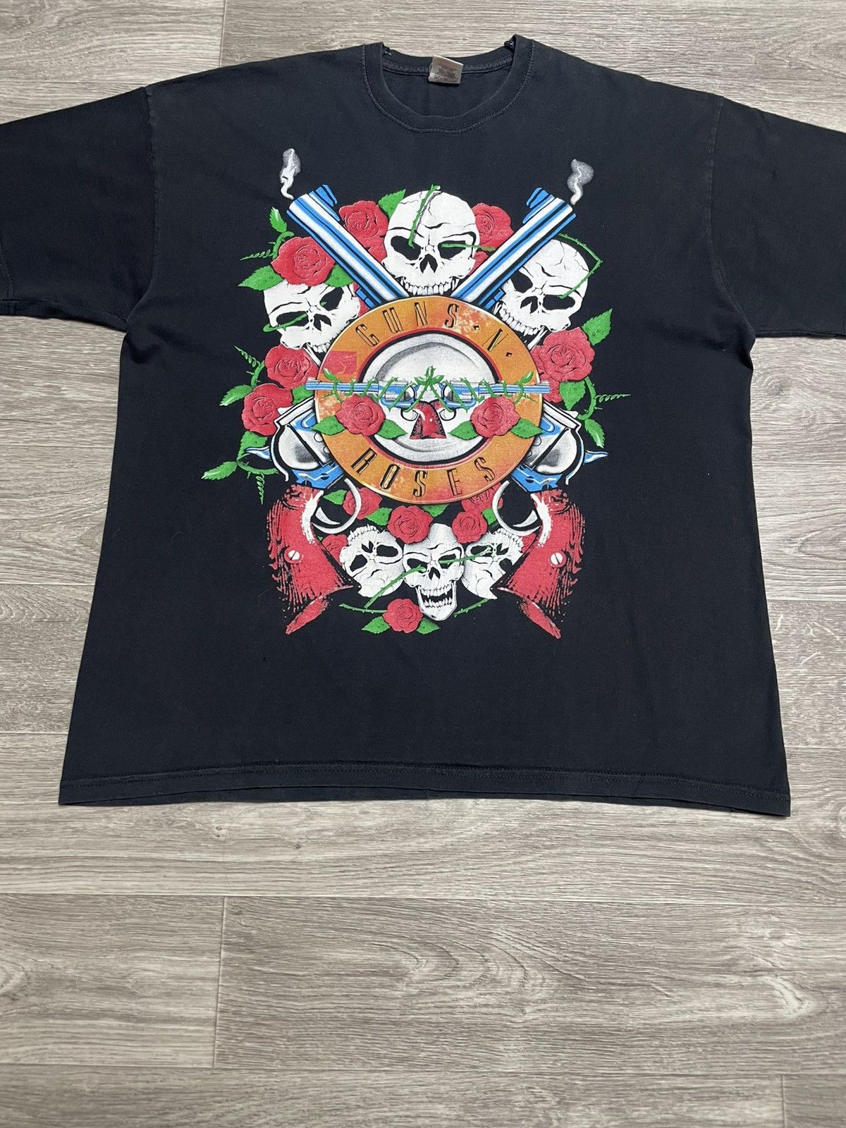 Guns N' Roses Vintage Guns N Roses Rock And Roll Band T-Shirt 2000s Size US XL / EU 56 / 4 - 3 Thumbnail