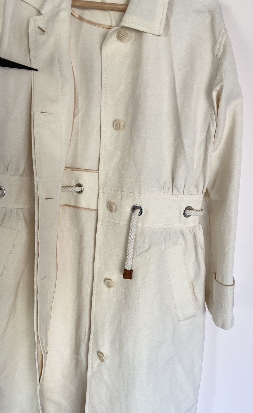 Loro Piana Loro Piana Kenith Bonny Canvas Coat Size M / US 6-8 / IT 42-44 - 13 Thumbnail