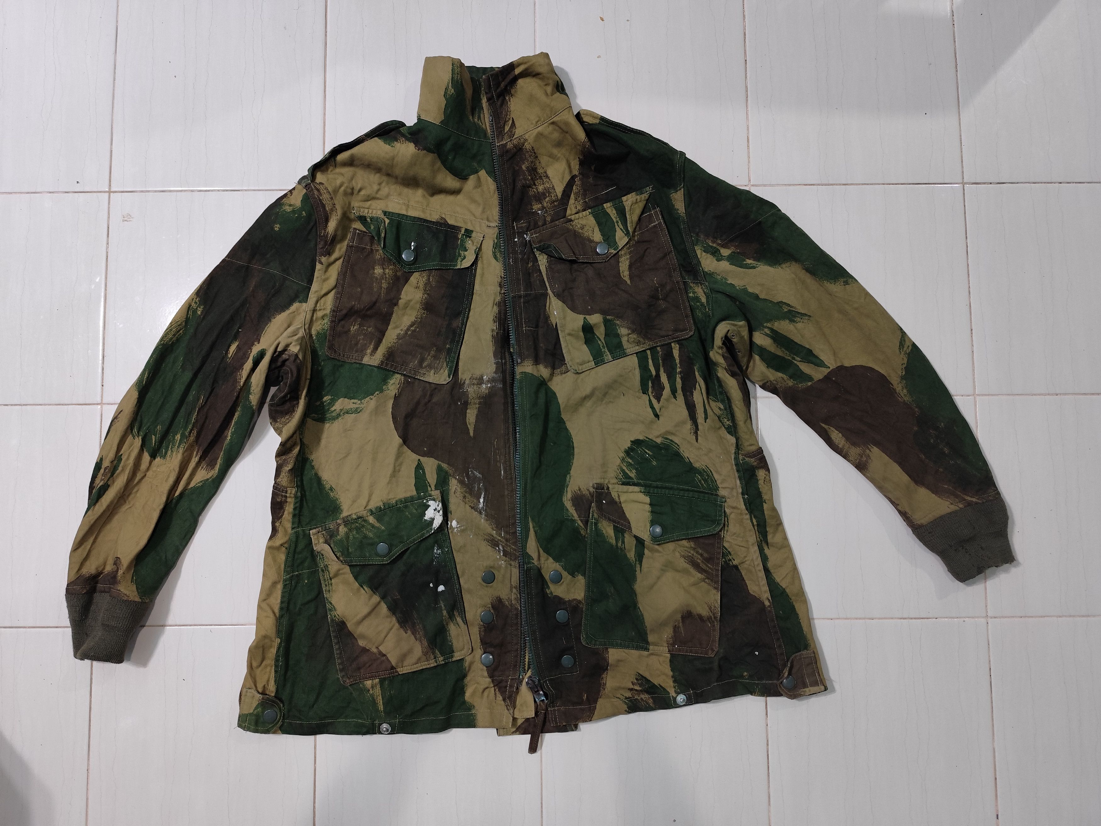 Vintage true vintage WWII british army danison smock brush strokes Size US XL / EU 56 / 4 - 3 Thumbnail
