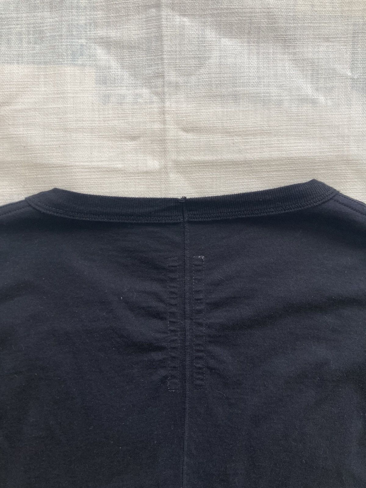 Rick Owens Rick Owens Black Cropped Level Long Sleeve T-Shirt (IT 48) Size XL / US 12-14 / IT 48-50 - 7 Thumbnail