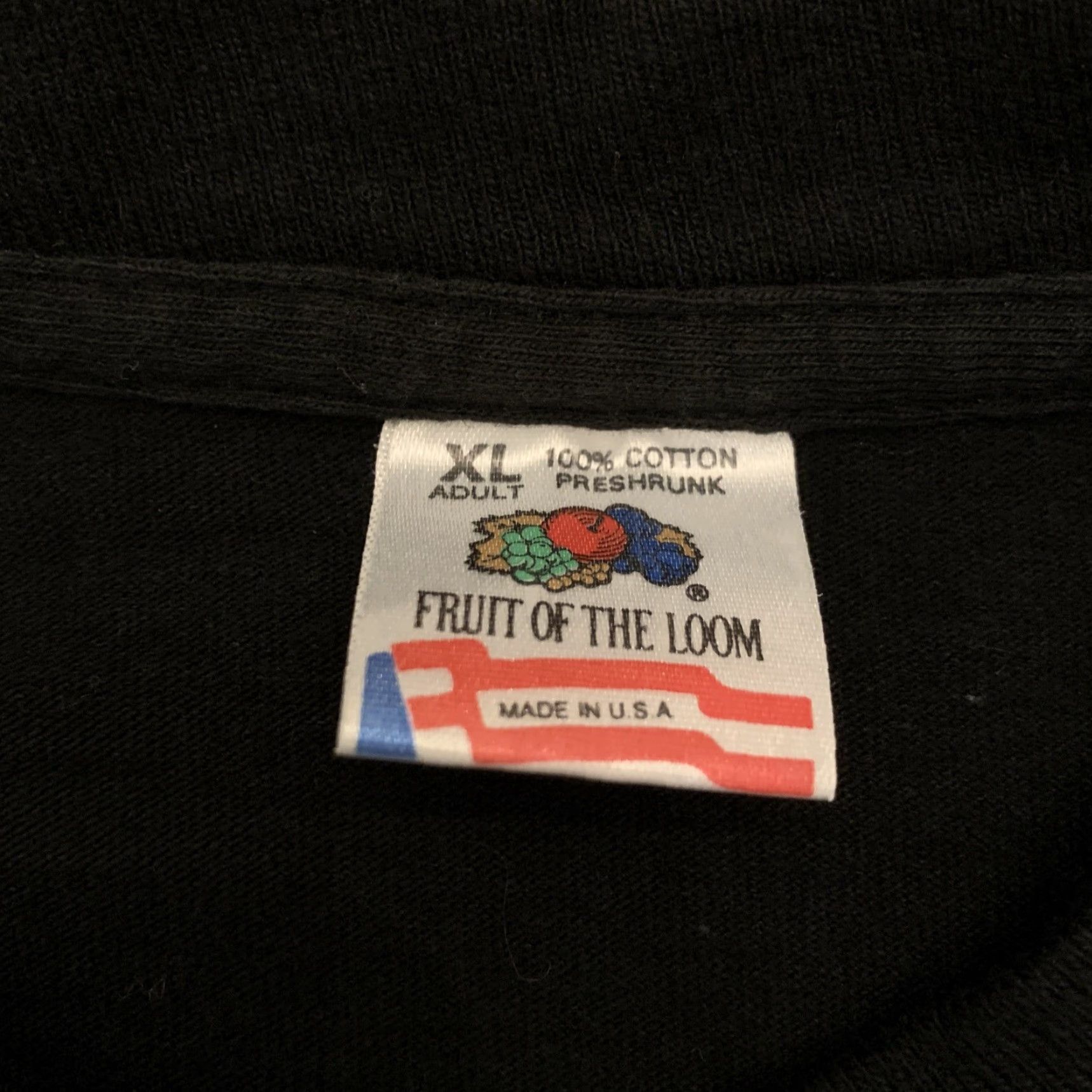 Fruit Of The Loom VINTAGE Fruit Of The Loom Black Velvet T-Shirt XL 90s Canadian Whisky Mens Size US XL / EU 56 / 4 - 5 Thumbnail