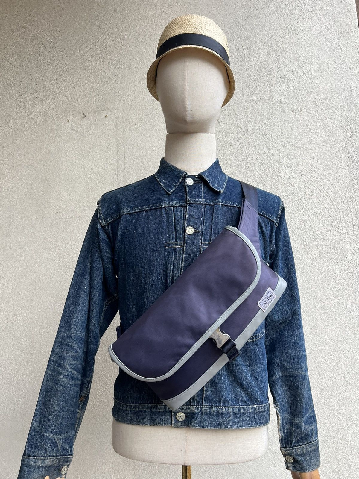Porter Porter Yoshida X Sac’ s Bar Fade Tarpaulin Chest Waist Bag Size ONE SIZE - 1 Thumbnail