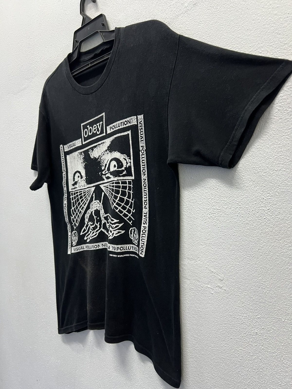 Obey × Vintage VINTAGE OBEY VISUAL POLLUTION WORLDWIDE PROPAGANDA SHIRT Size US M / EU 48-50 / 2 - 5 Thumbnail