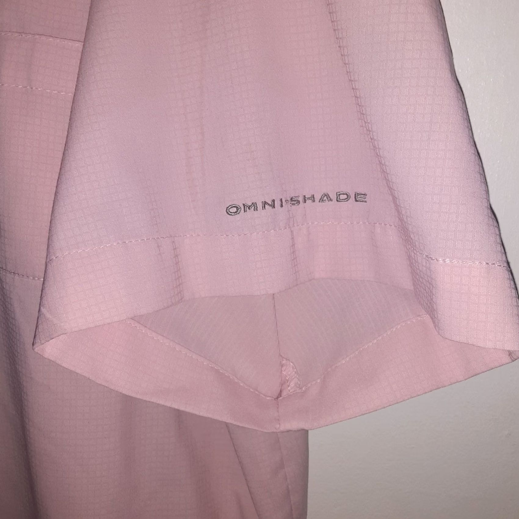 Pinko VINTAGE Columbia PFG Fishing Shirt Mens L Pink Short Sleeve Vented Outdoors Omni-Shade Size US L / EU 52-54 / 3 - 3 Thumbnail