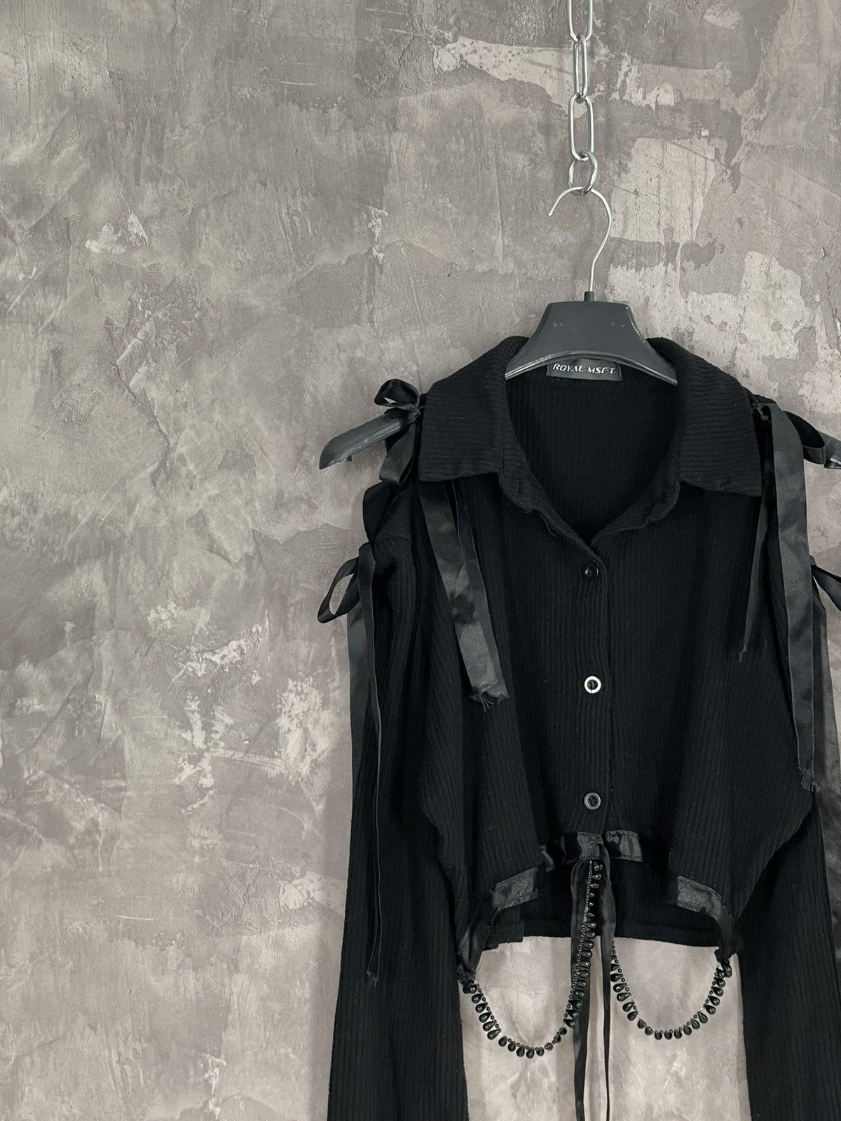 Vintage Vintage Goth Avant Garde Y2K Design Blouse Size M / US 6-8 / IT 42-44 - 3 Thumbnail