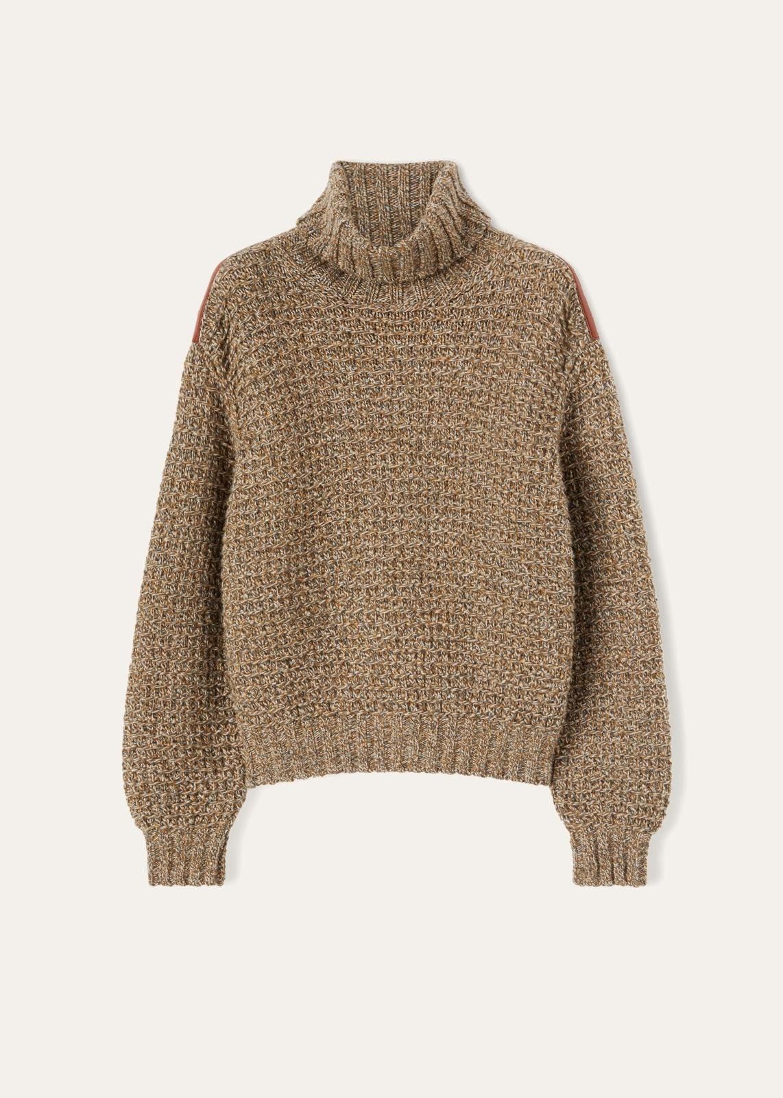 o1srvl11e0824 Sydney Turtleneck Sweater in Multicolor
