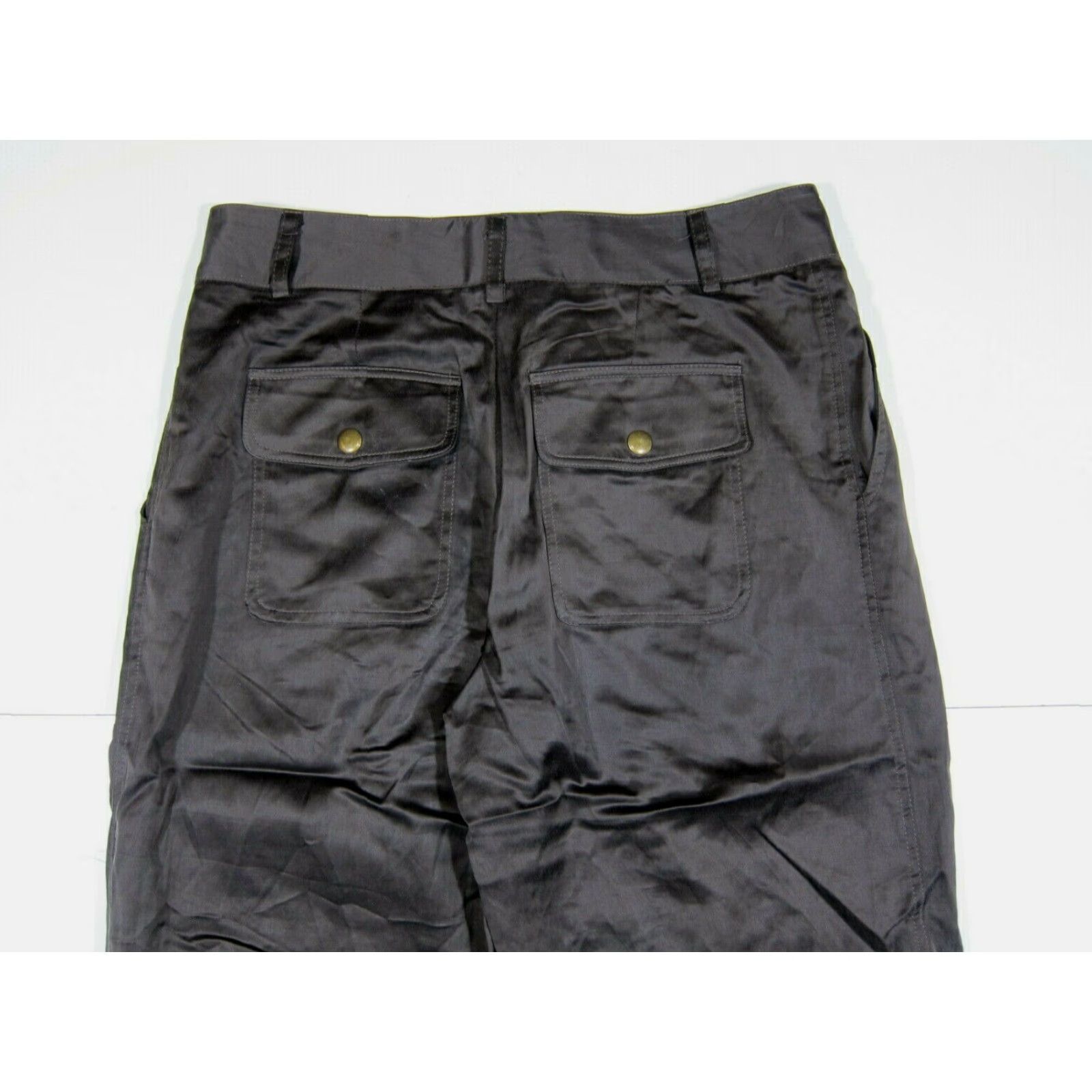 Vintage Daughters Of The Liberation Rayon Brown High Rise Capri Cropped Pant Size 4 Size 27" / US 4 / IT 40 - 6 Thumbnail