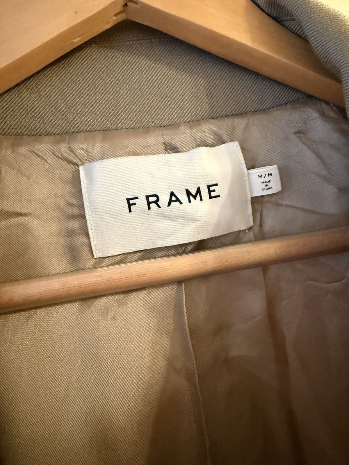 Frame FRAME Minimal Beige Mac Coat / Overcoat – Size M Size US M / EU 48-50 / 2 - 2 Thumbnail