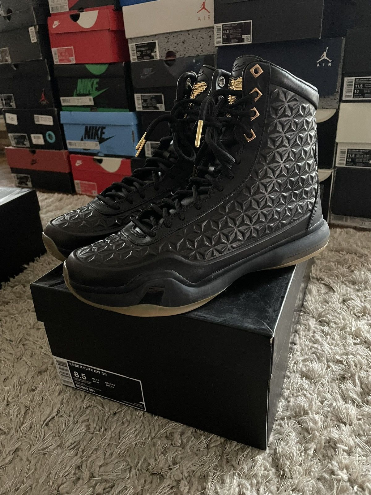 Nike Nike Kobe 10 High EXT BLACK Size US 8.5 / EU 41-42 - 1 Thumbnail