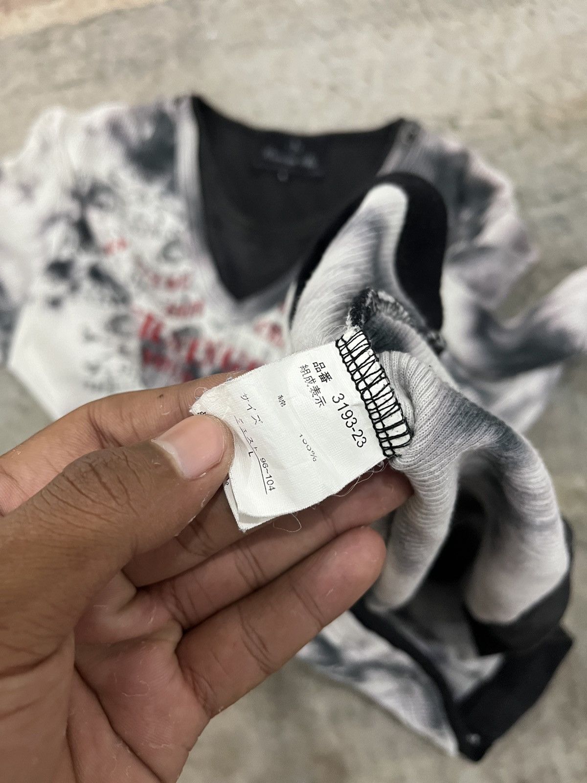 If Six Was Nine × Japanese Brand × Vintage Berning-Sho Blackwhite Tee Size US XS / EU 42 / 0 - 12 Thumbnail