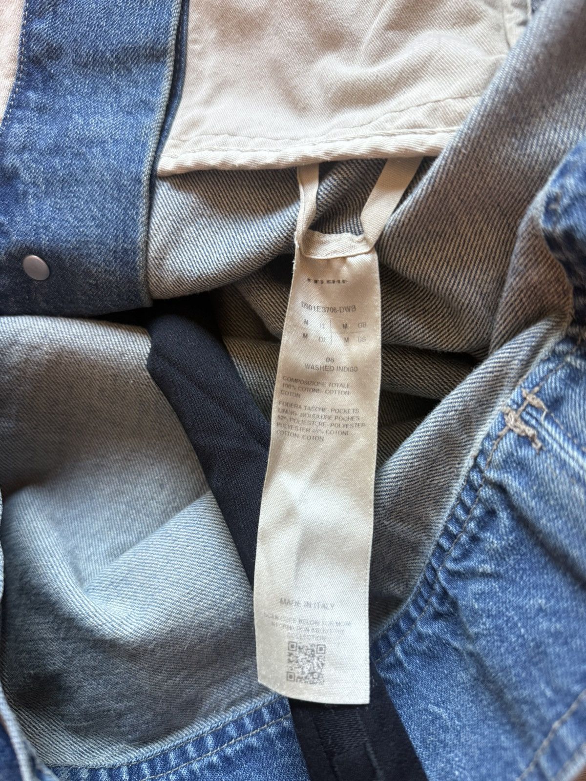 Rick Owens Drkshdw Rick Owens Drkshdw Jumbo Worker Jacket in Indigo Size US M / EU 48-50 / 2 - 5 Thumbnail