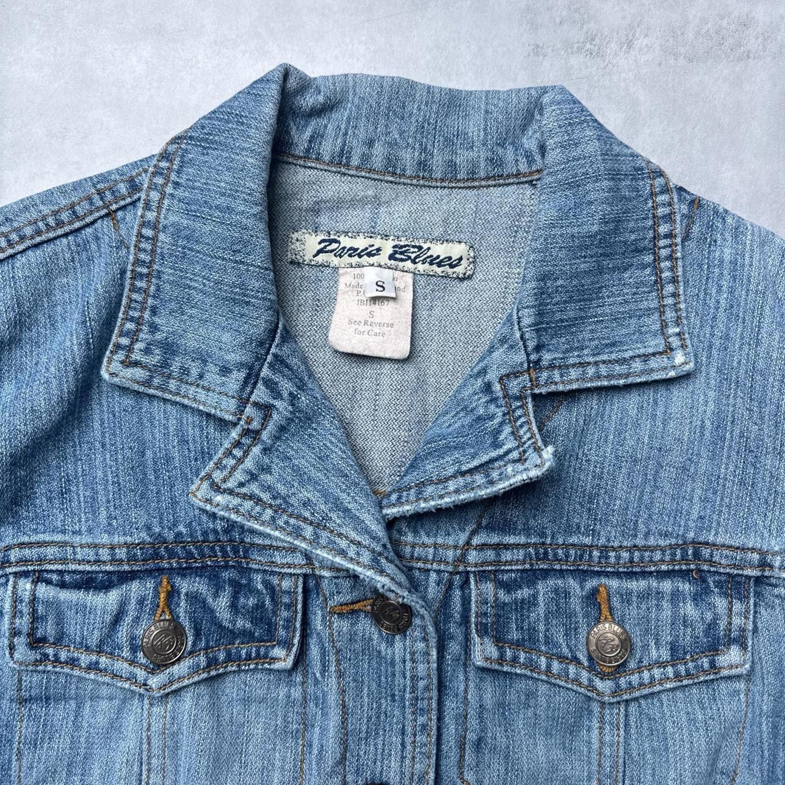 Other Y2K Paris Blues 00s Denim Jacket Size S / US 4 / IT 40 - 6 Thumbnail