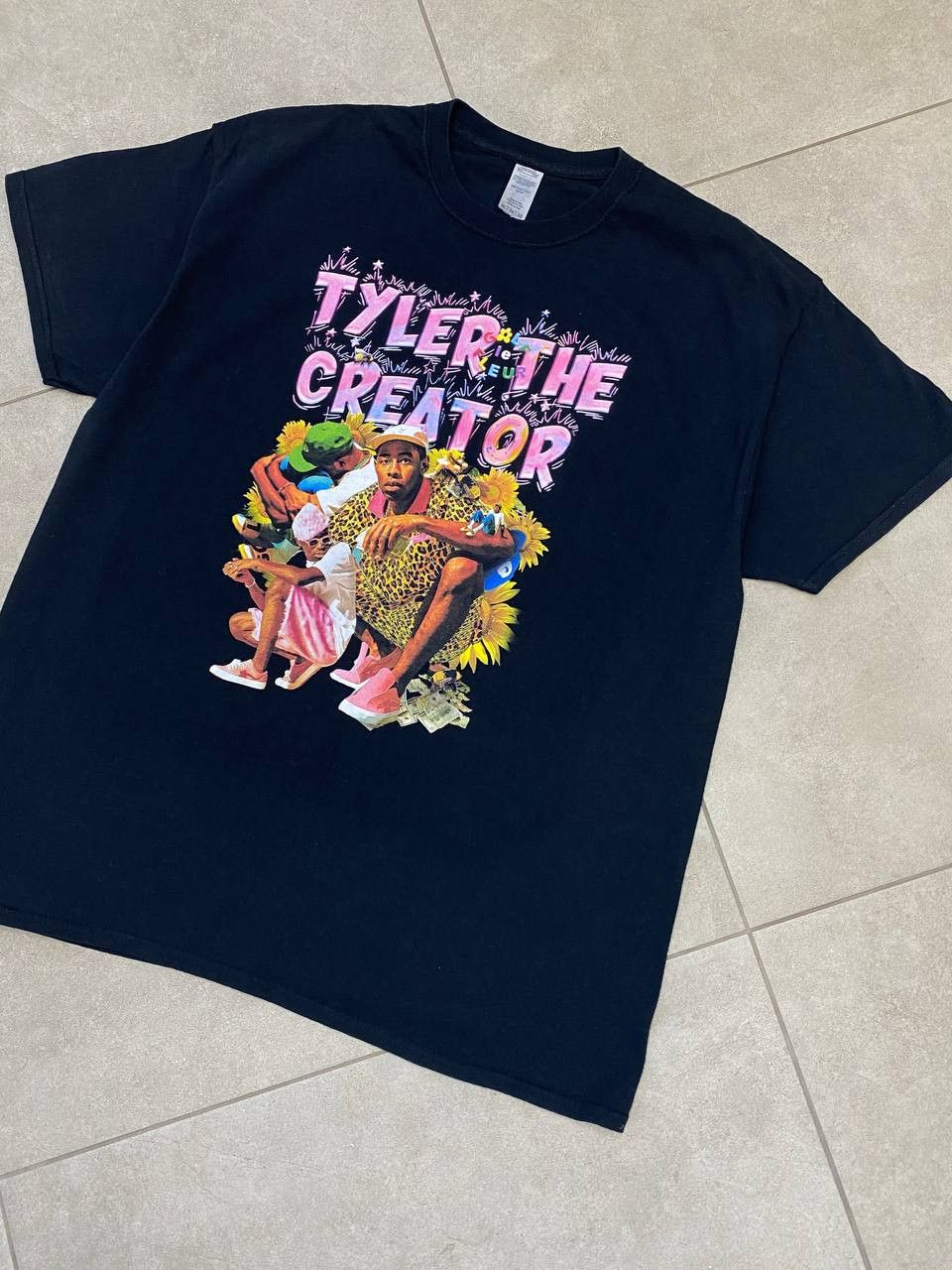 Tyler The Creator Tyler The Creator Flower Box Album Promo T-Shirt Size US XL / EU 56 / 4 - 4 Thumbnail