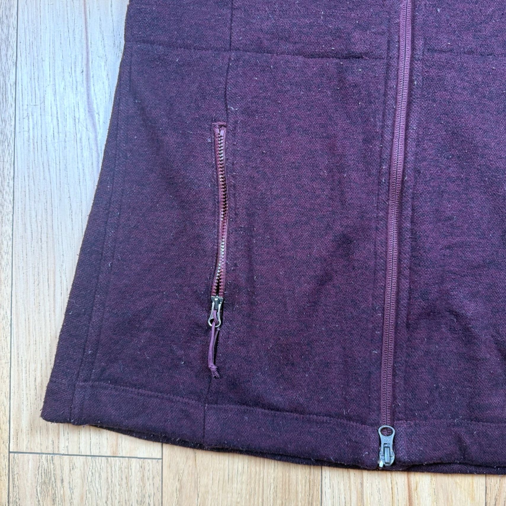 The North Face The North Face Indi Hooded Fleece Parka Jacket Women’s S Full Zip Maroon Red Hooded Women's S Jacket Size S / US 4 / IT 40 - 4 Thumbnail