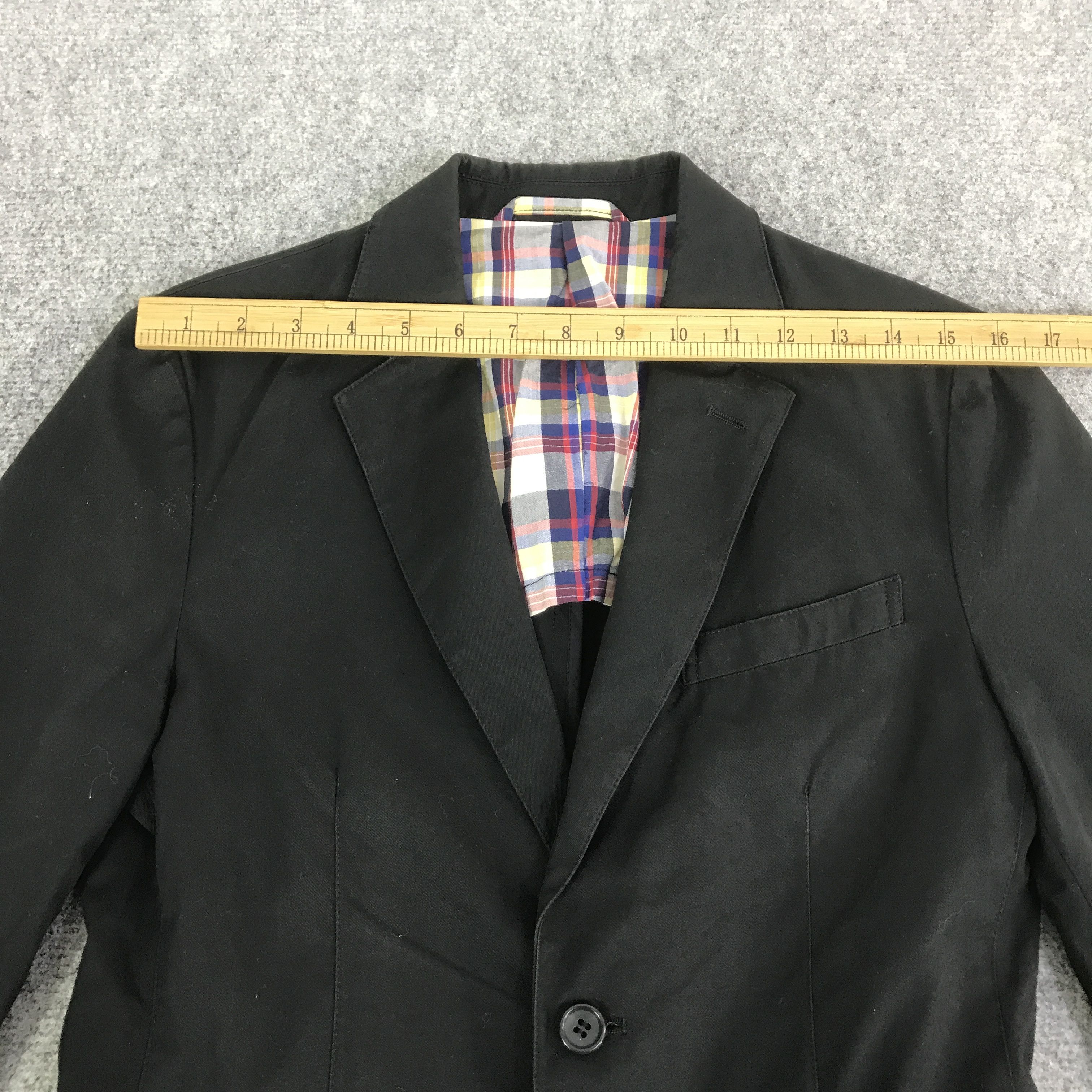 Katharine Hamnett London HAMNETT BLACK BLAZER JACKET K125B2 Size US S / EU 44-46 / 1 - 5 Thumbnail
