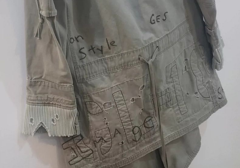 Greg Lauren greg lauren Embroidery destroys military cloth coats 2506-N Size US S / EU 44-46 / 1 - 5 Thumbnail