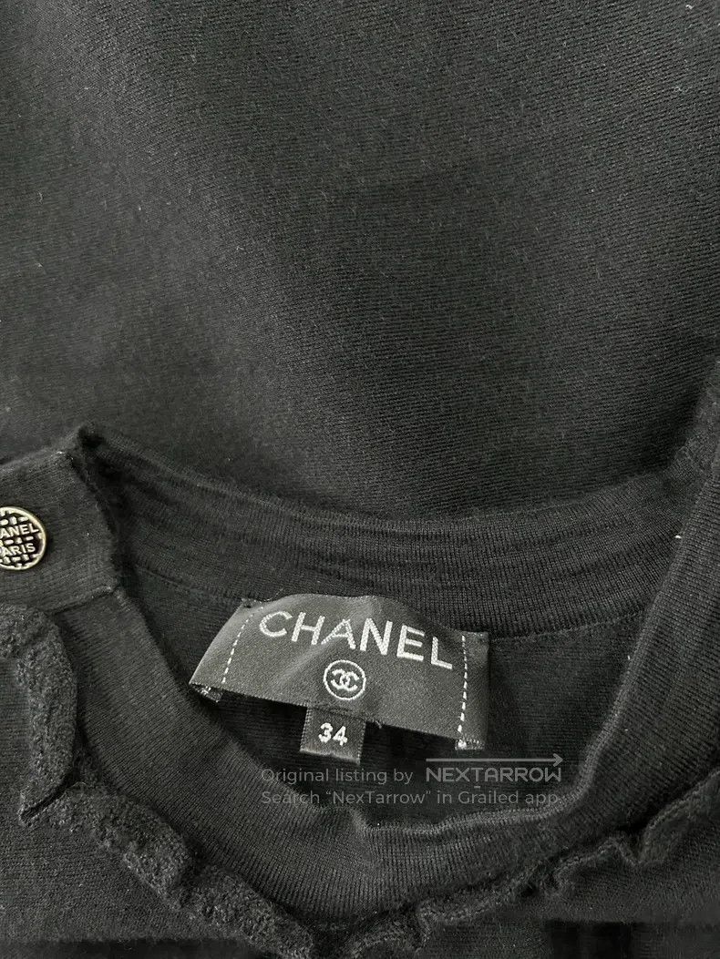 Chanel Chanel Black cashmere silk long-sleeved dress Size XXS / US 00 / IT 34 - 5 Thumbnail