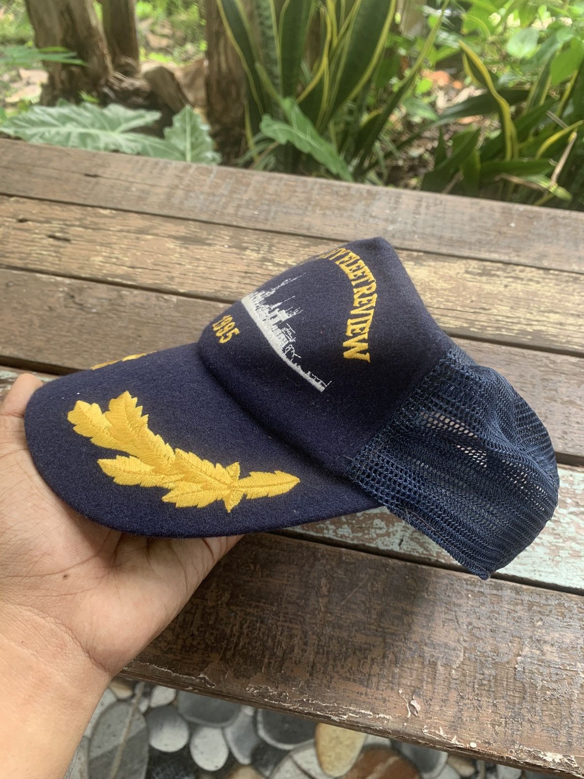 Vintage Vintage ROK Navy Trucker Hats Size ONE SIZE - 4 Thumbnail