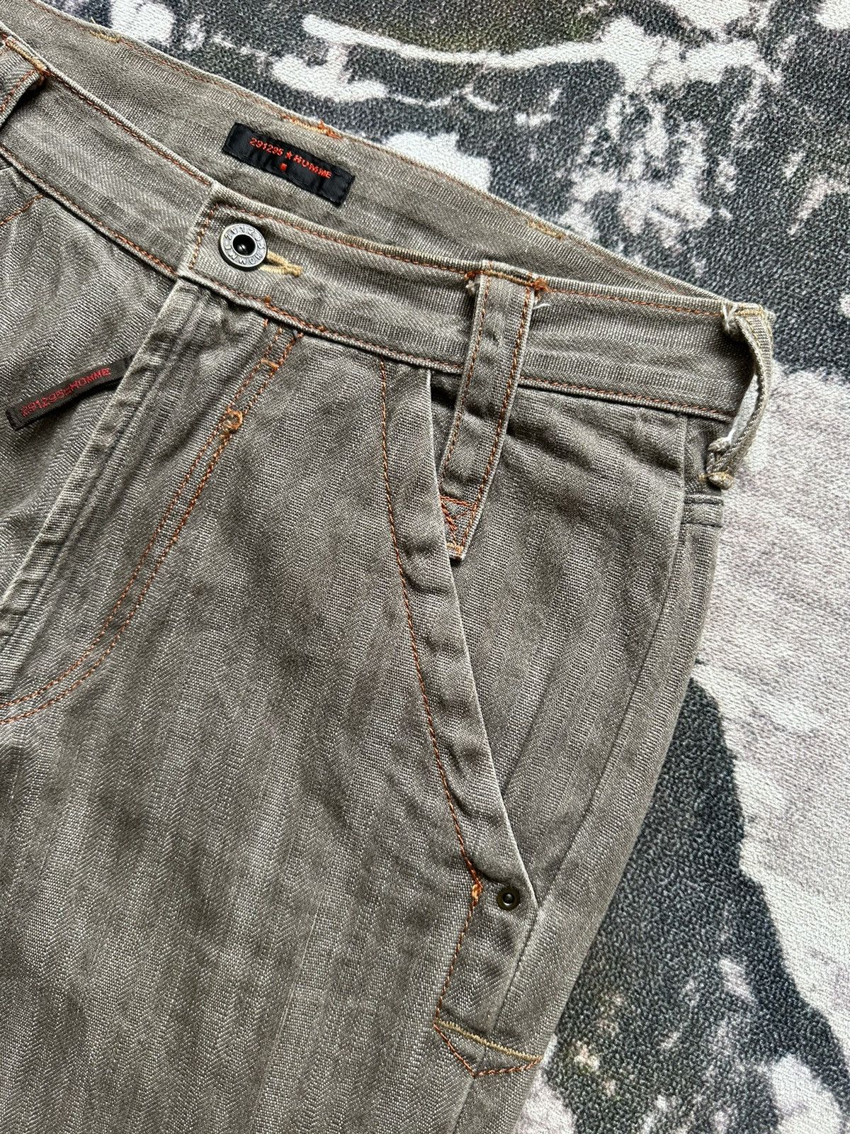 291295=Homme SS05 - 291295 Homme military fashion denim Size US 30 / EU 46 - 7 Thumbnail