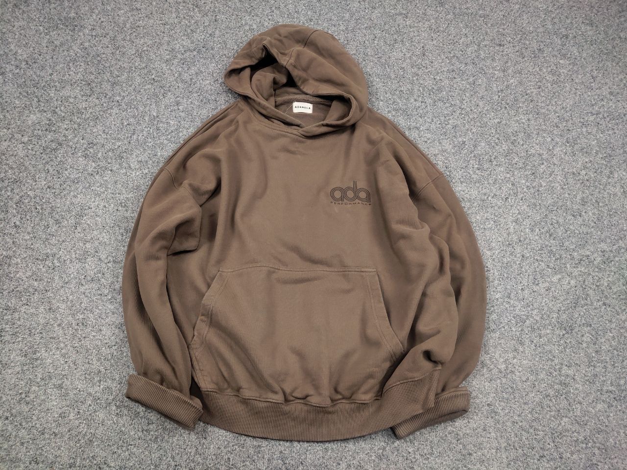 Vintage ADA Adanola performance Design Logo Brown Oversized Hoodie Size M / US 6-8 / IT 42-44 - 2 Thumbnail