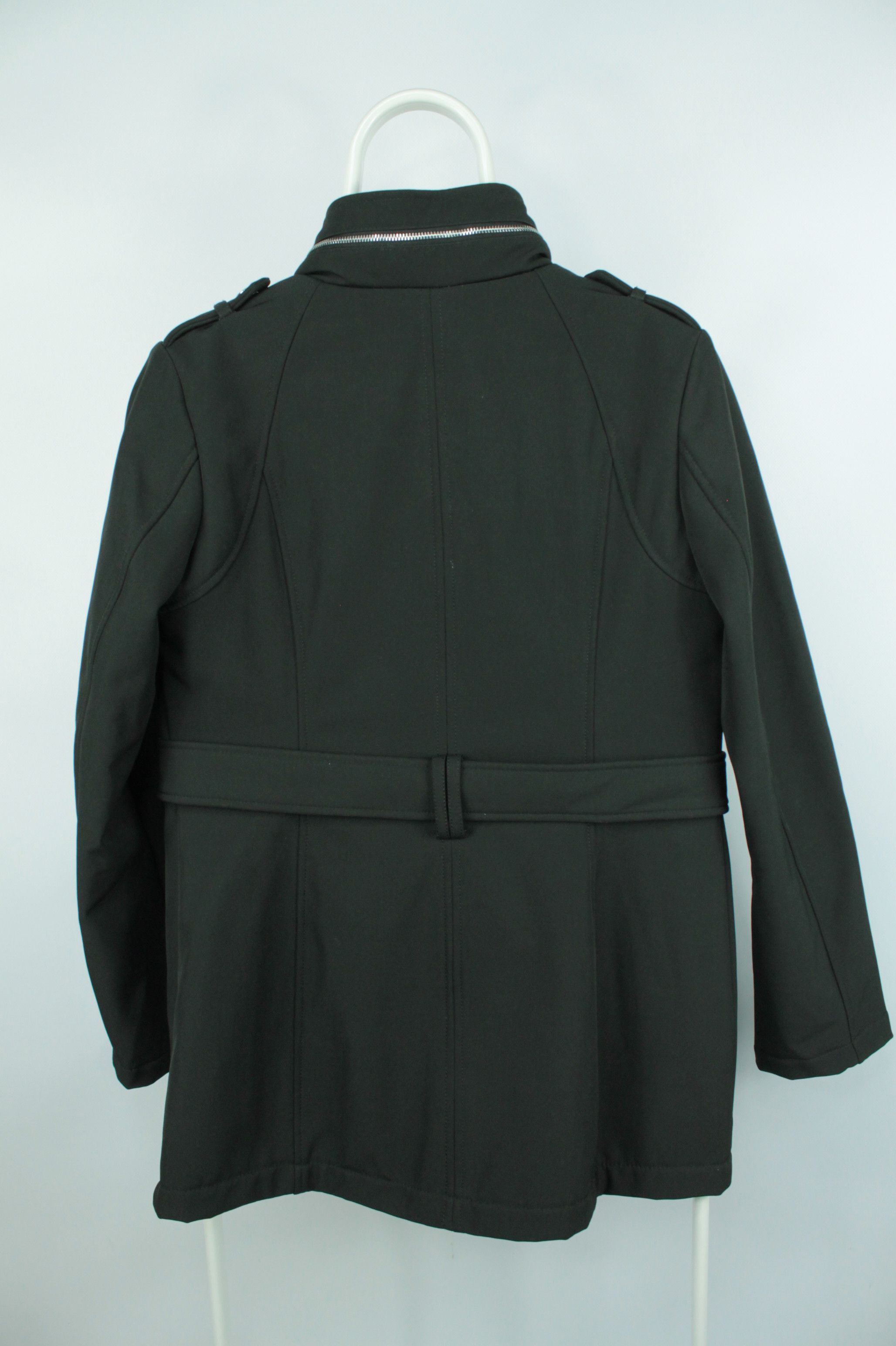 Designer × Michael Kors Michael Kors SoftShell Belted Black Trench Coat Women's Size S / US 4 / IT 40 - 7 Thumbnail