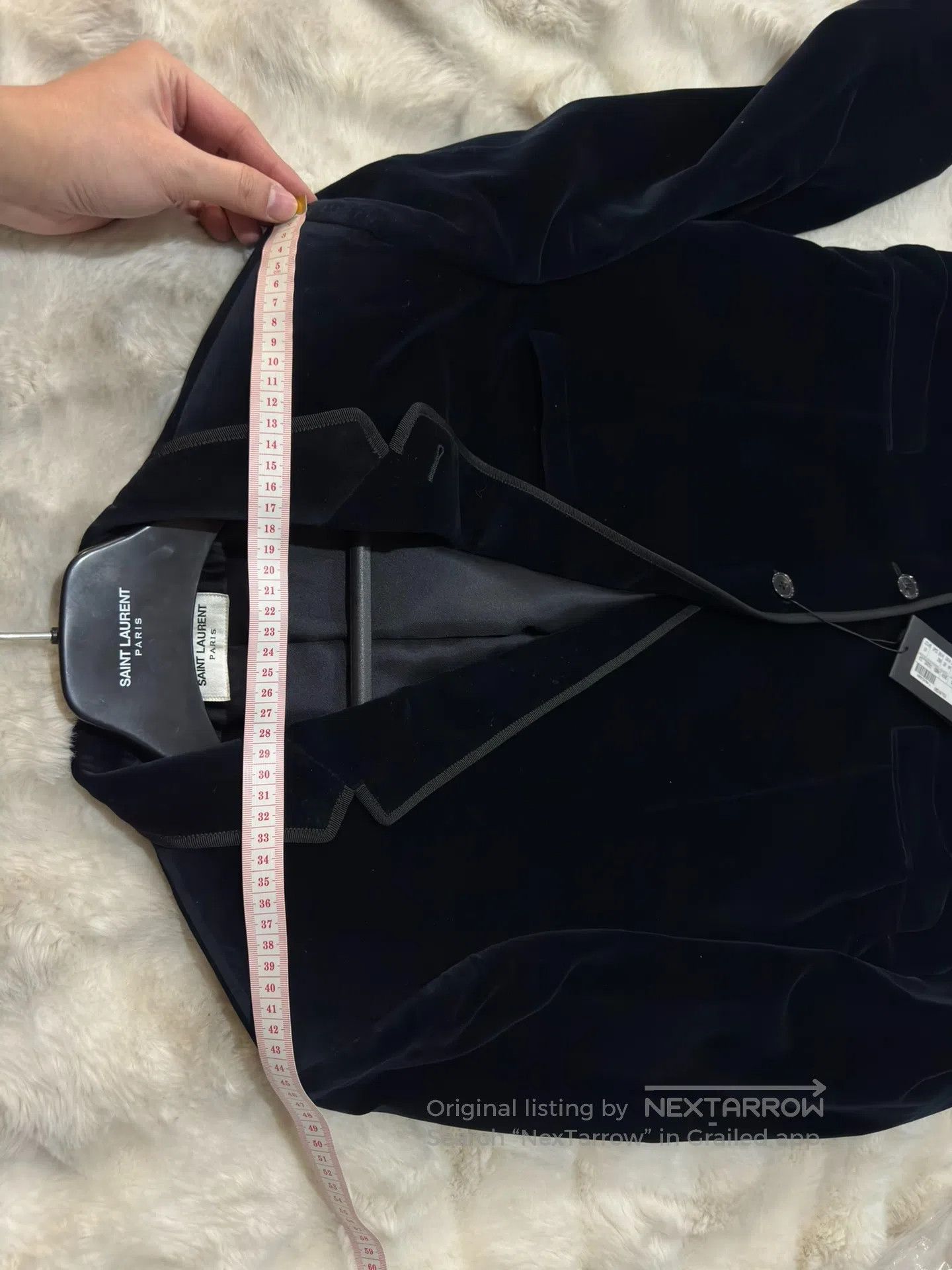 Saint Laurent Paris Saint Laurent Paris Original Year Navy Velvet Suit| Size US M / EU 48-50 / 2 - 7 Thumbnail